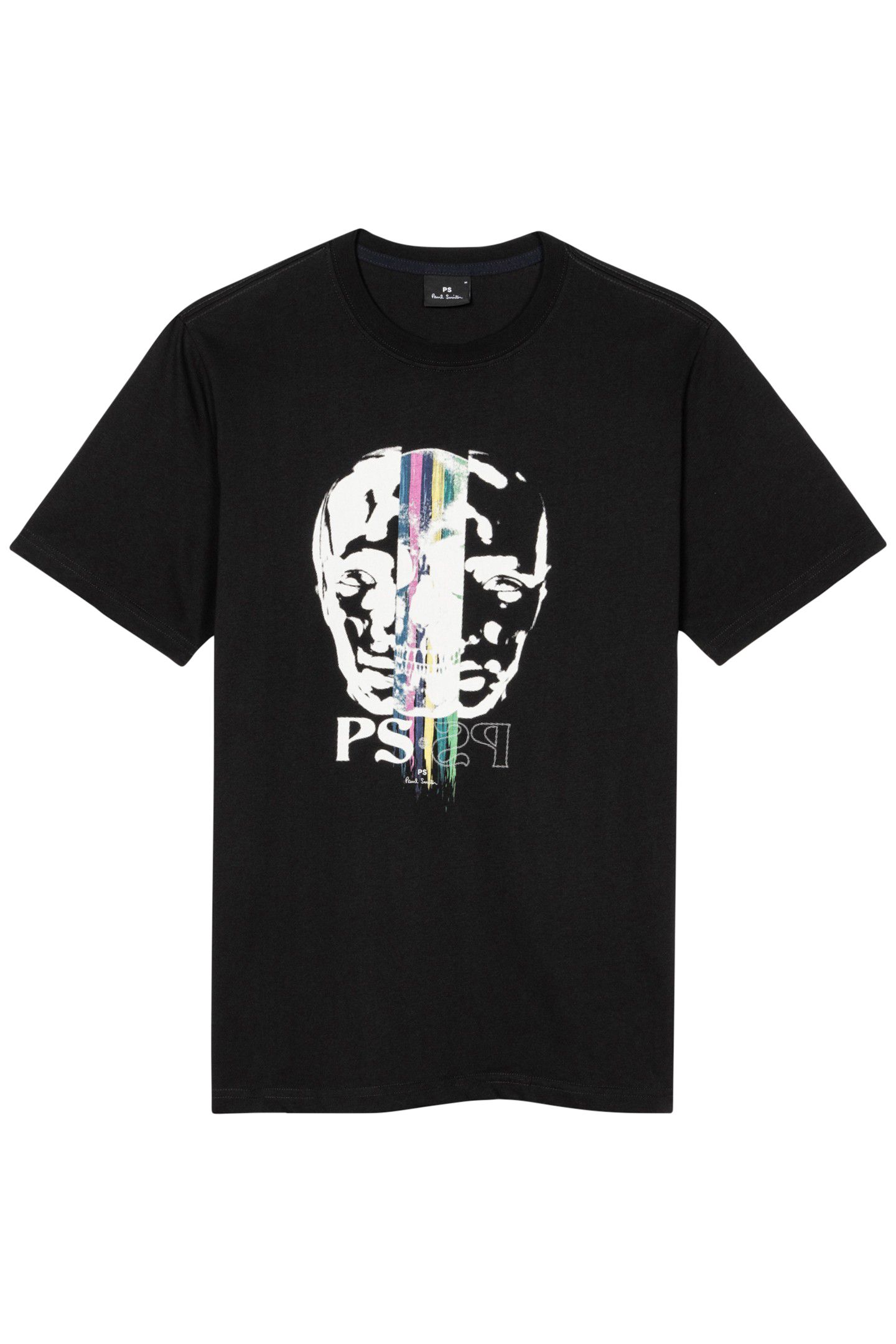 REG FIT TSHIRT OPPOSITE FACES BLACK 1