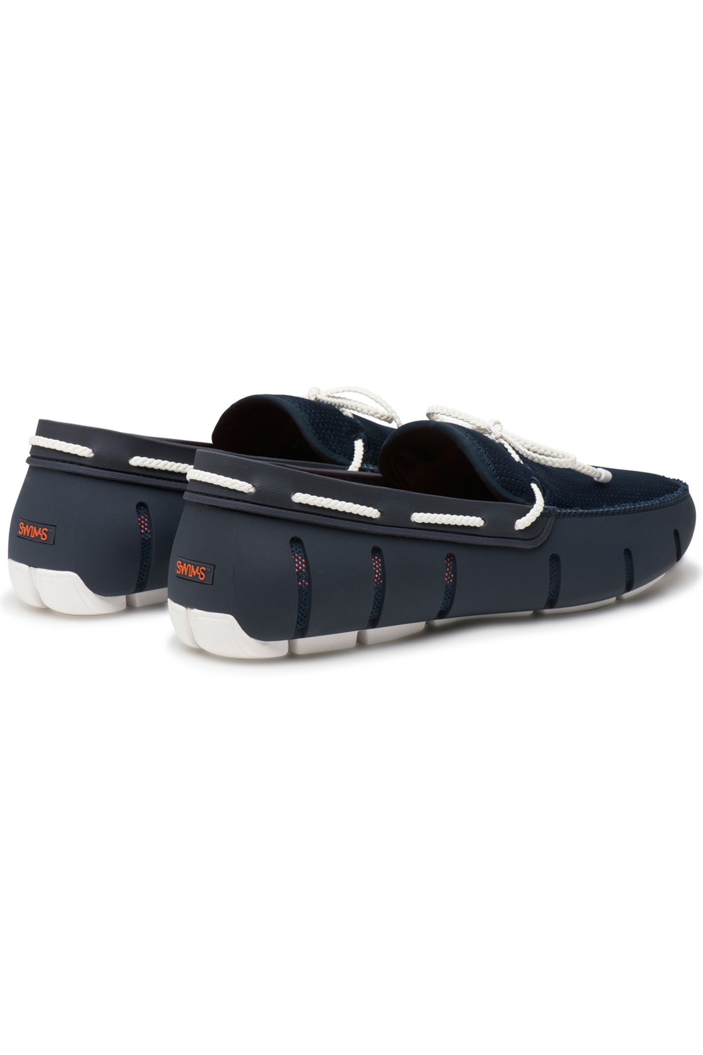 BRAIDED LACE LOAFER NAVY/WHITE 4