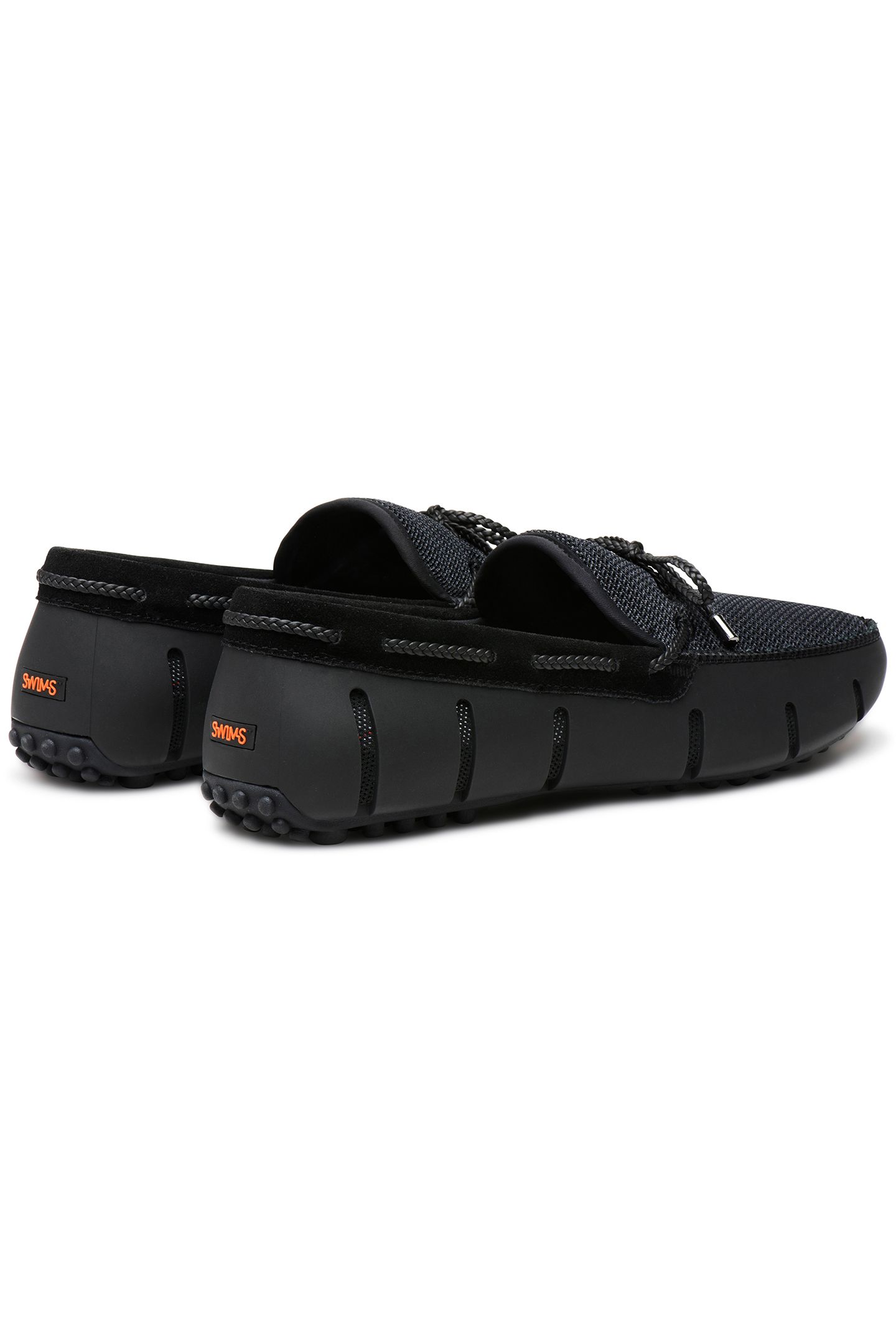BRAIDED LACE LUX LOAFER DRIVER BLACK/GRAPHITE 4