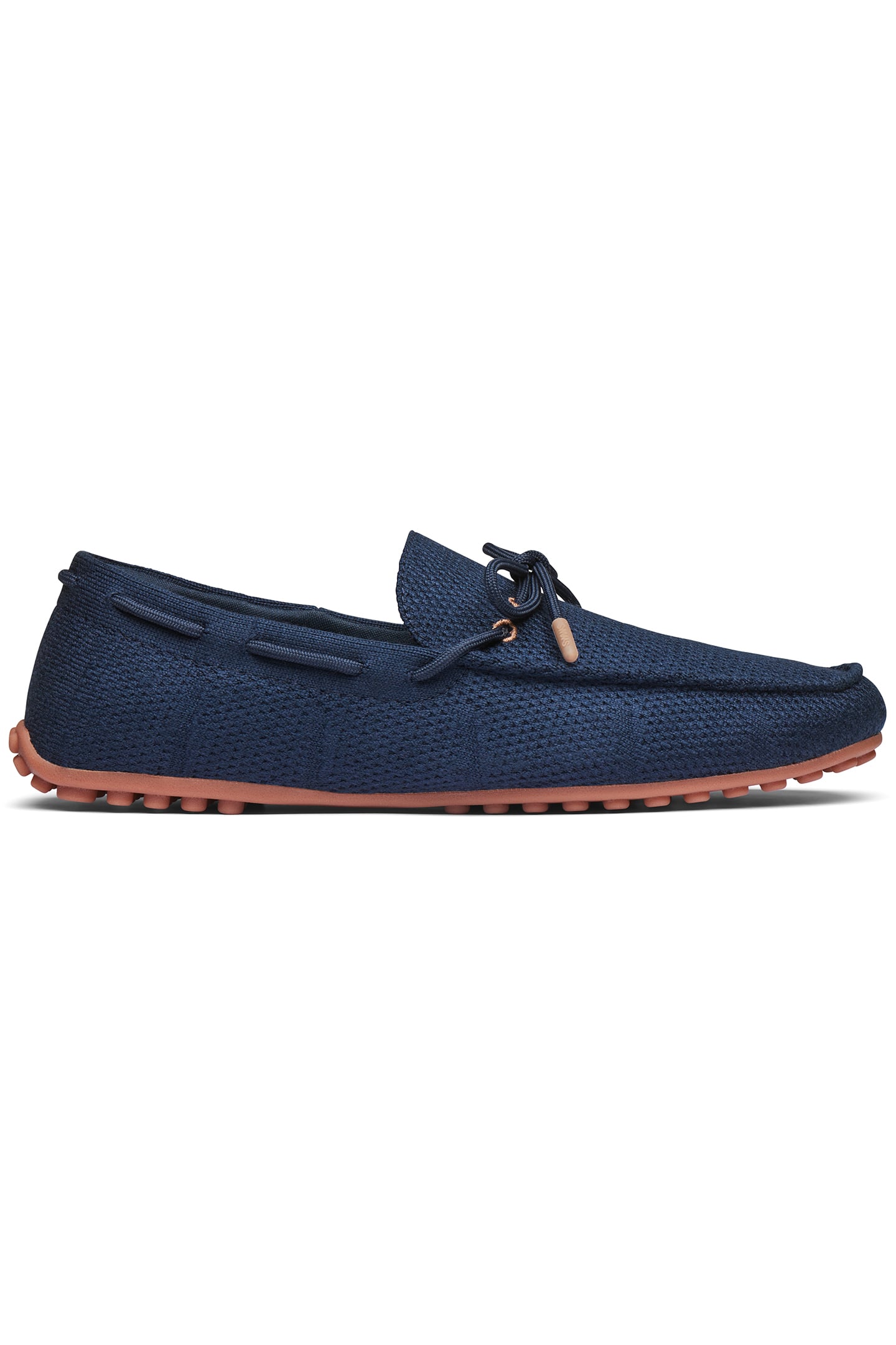 BRAIDED LACE KNIT DRIVER NAVY 1