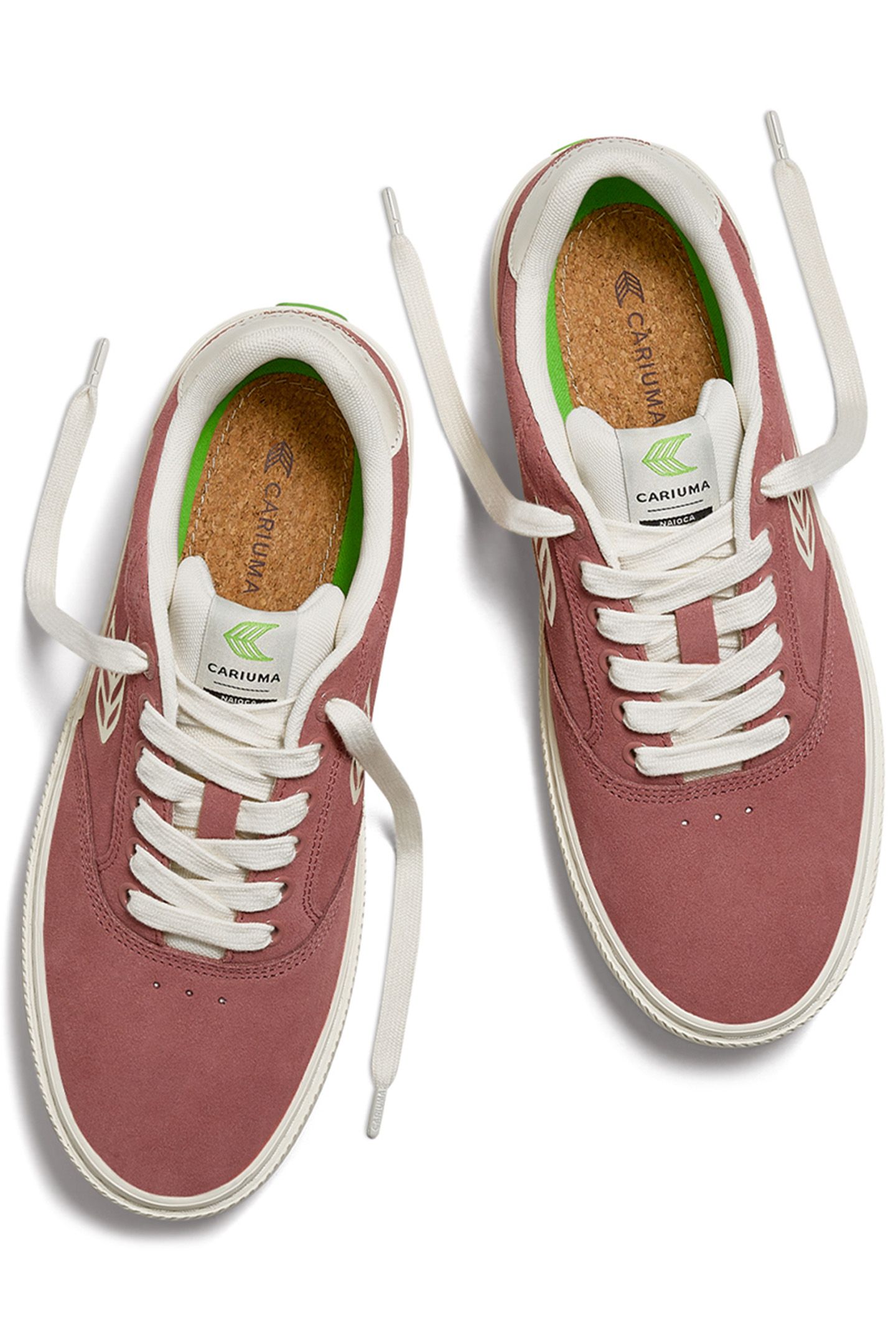 NAIOCA WHITHERED ROSE SUEDE IVORY LOGO SNEAKER 4