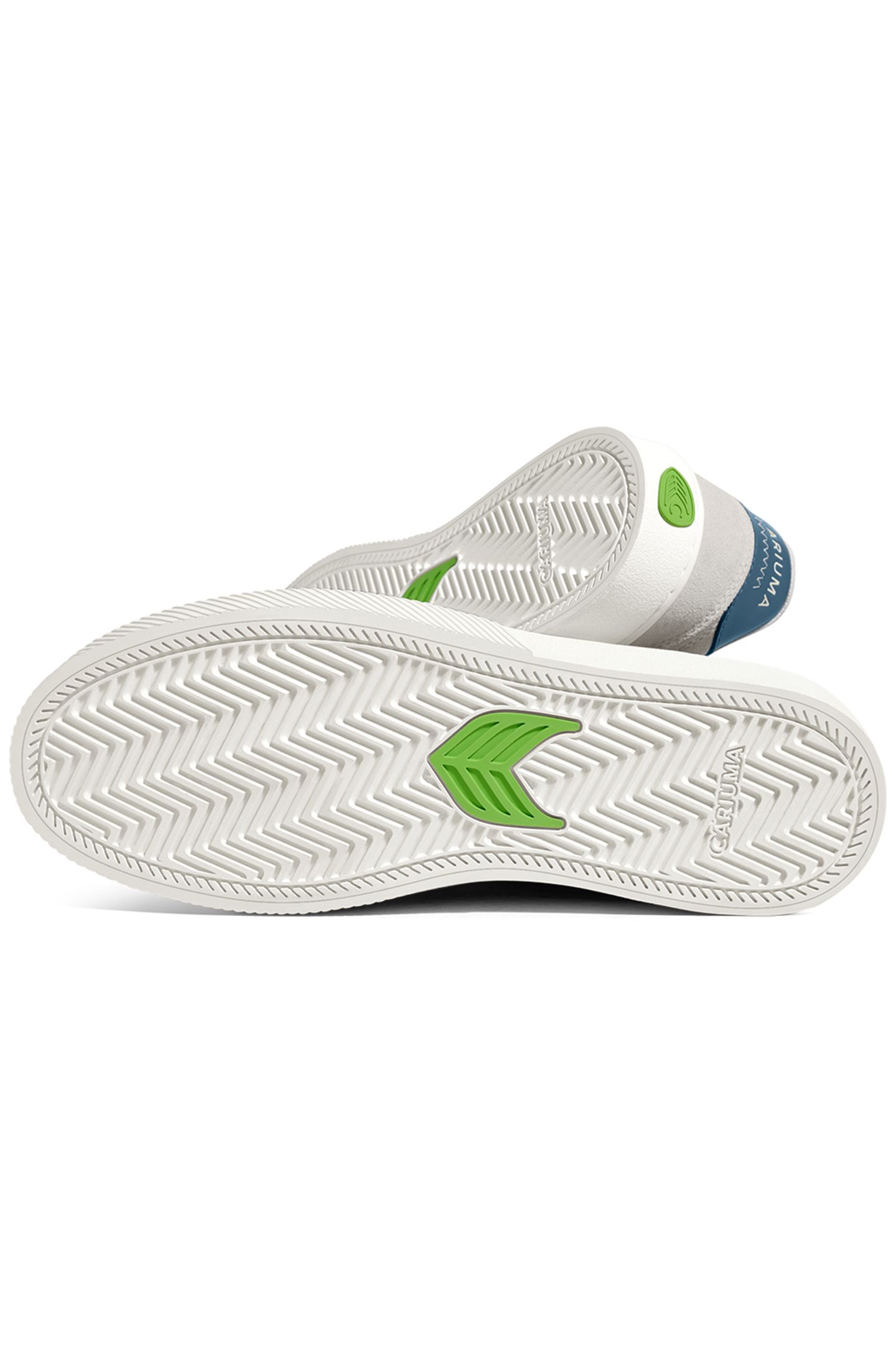 NAIOCA SMOKE WHITE SUEDE OFF-WHITE LOGO WASHED BLUE SNEAKER 6