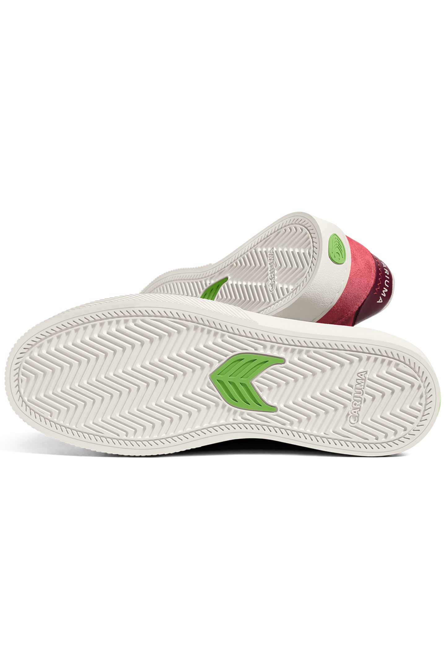 NAIOCA WATERMELON SUEDE IVORY LOGO RUBY WINE SNEAKER 6