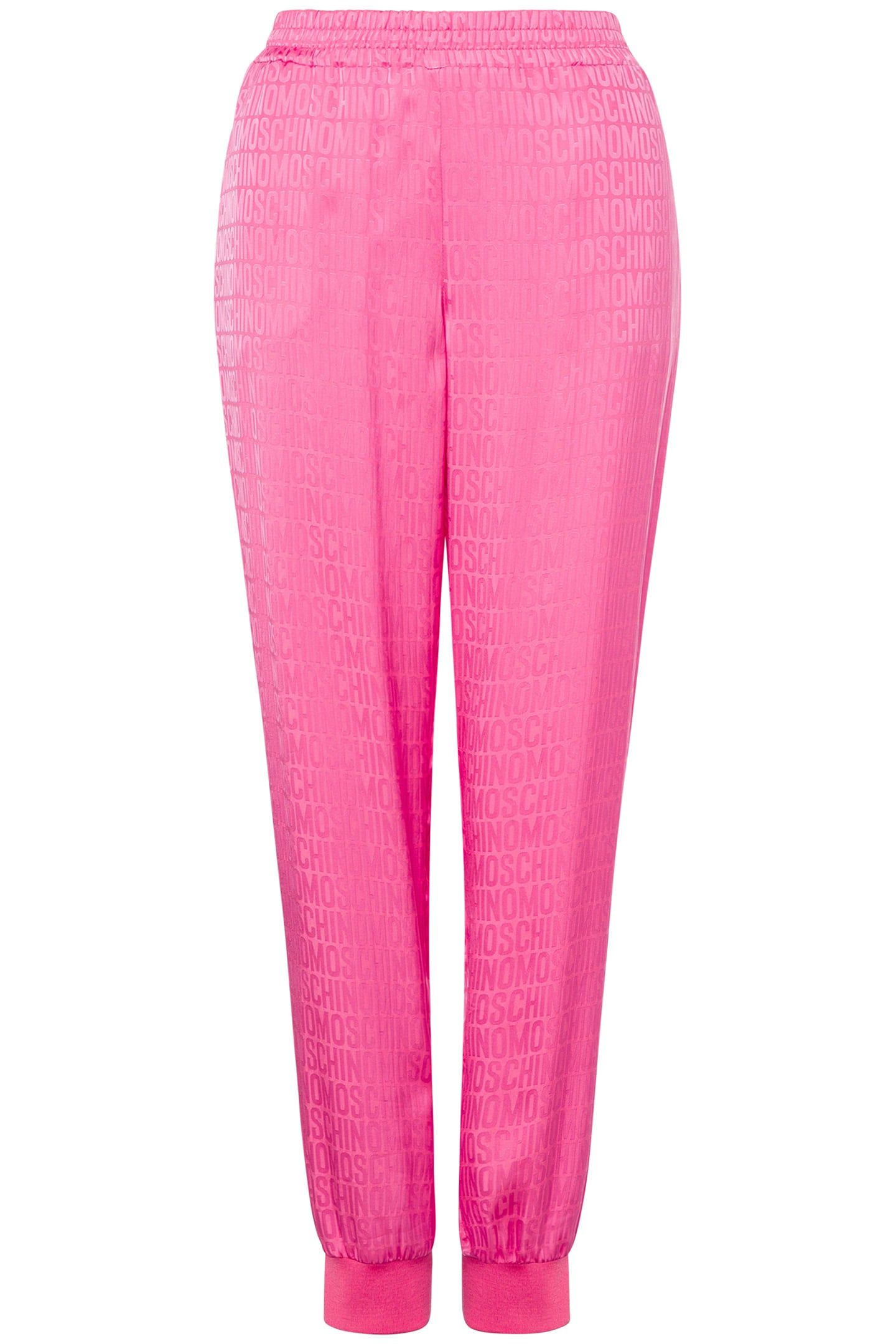 JOGGERS IN ALLOVER LOGO TWILL PINK 3