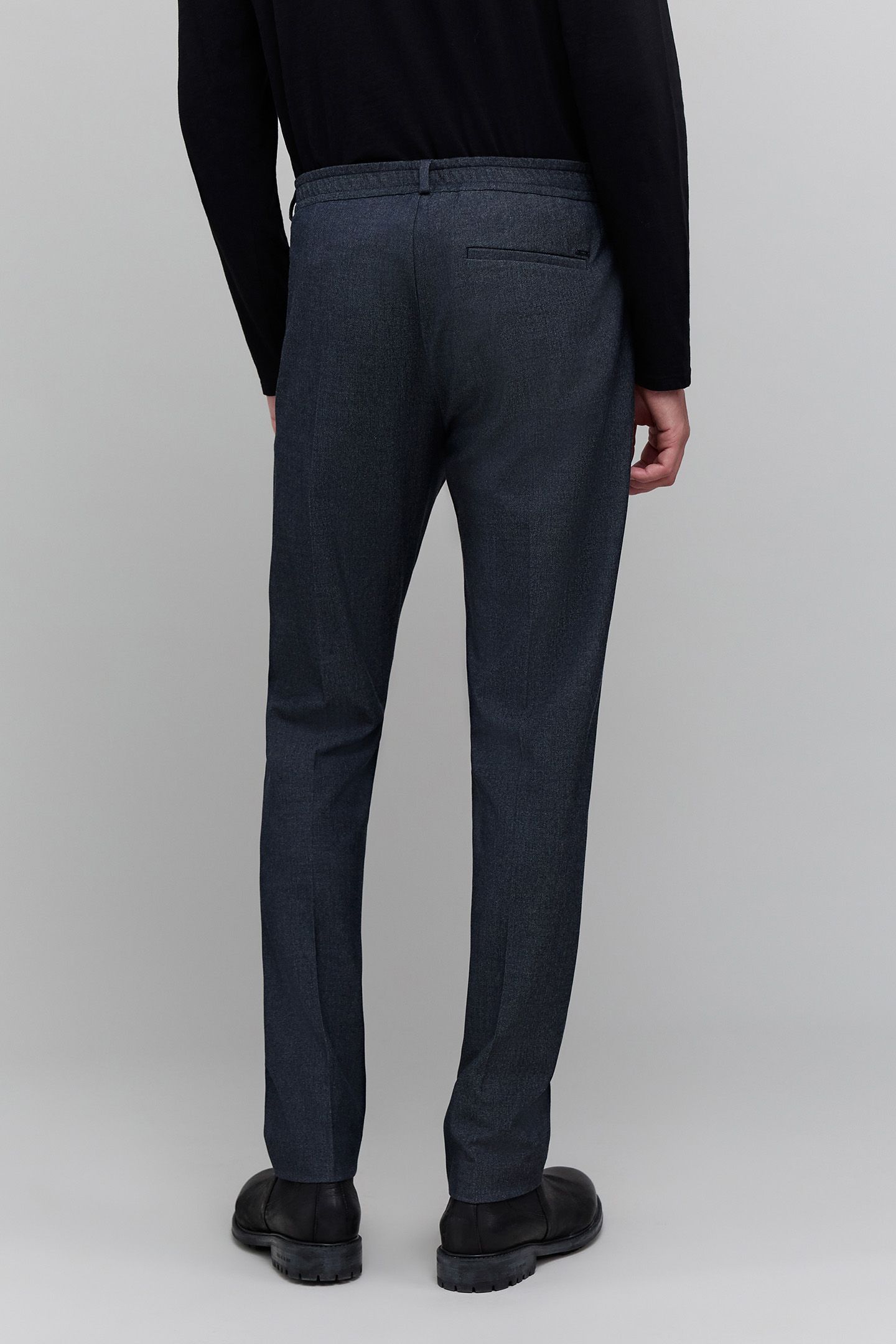 NAVY MOTTLED JOGPANTS 2