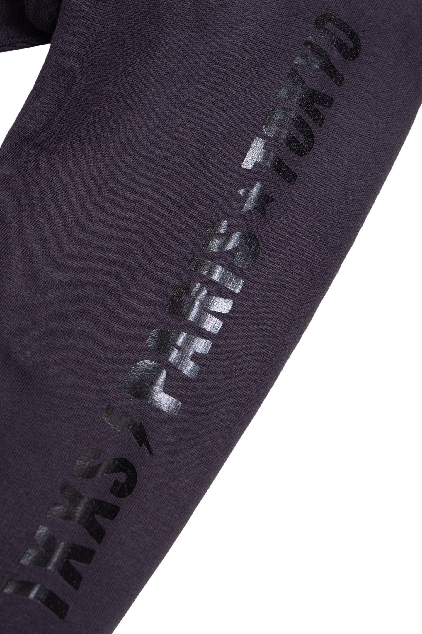 GIRL'S NAVY ORGANIC COTTON BLACK CUT-OUT SWEATSHIRT DRESS 5