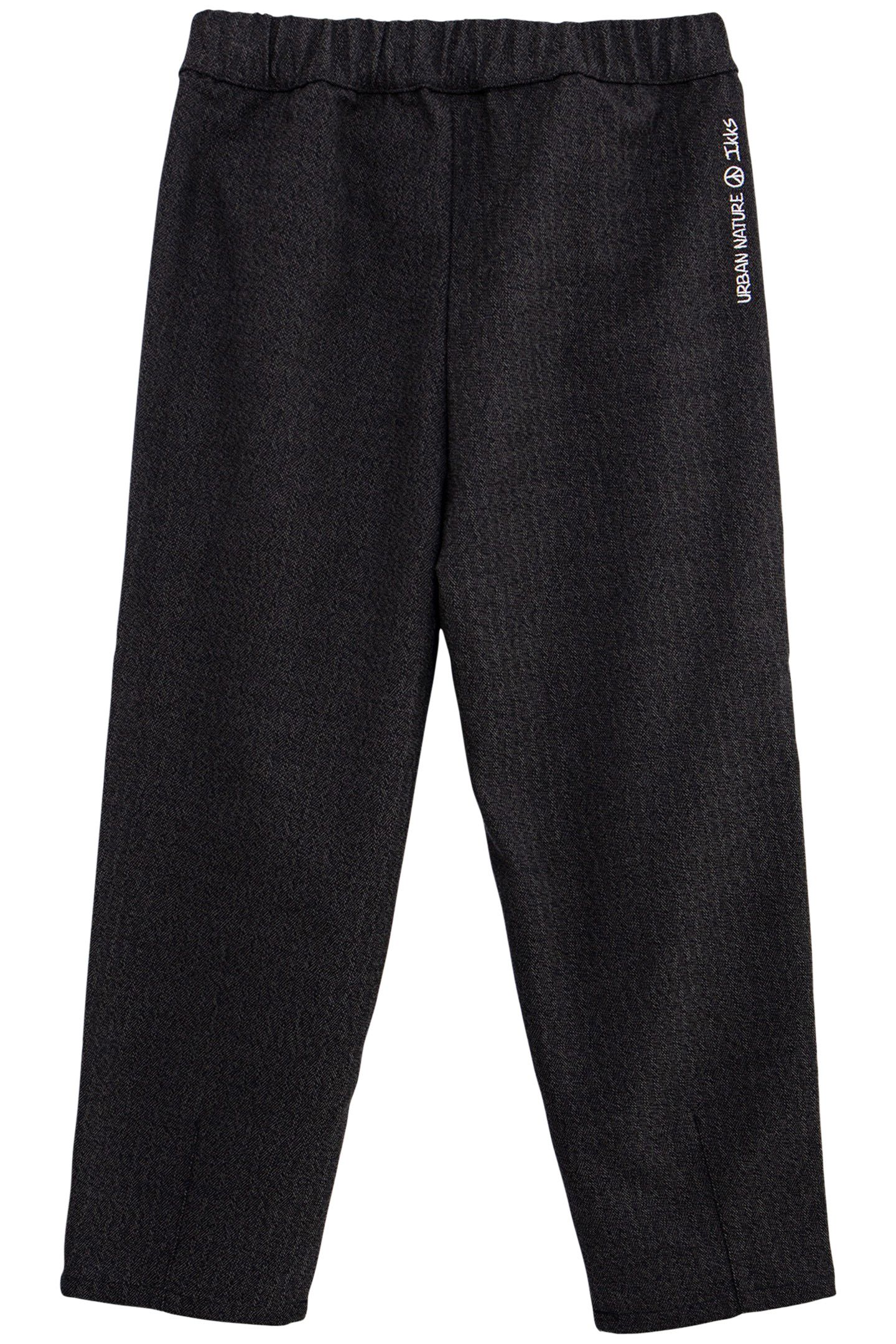 GIRL'S BLACK FAUX-UNI JEWEL-RIBBON PANTS 2