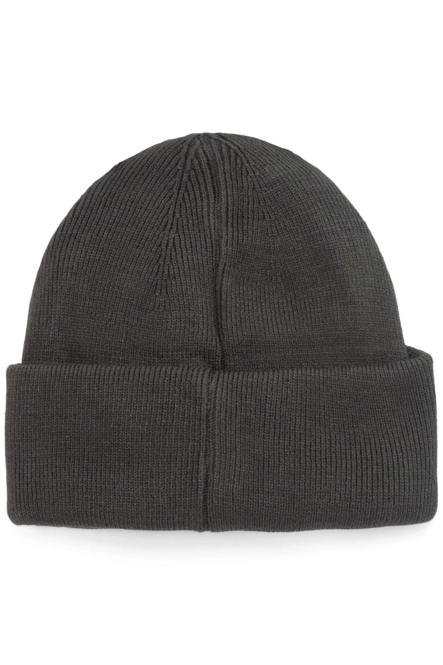 BOY'S RECYCLED KNITTED KHAKI HAT WITH MASK CUT-OUT 2