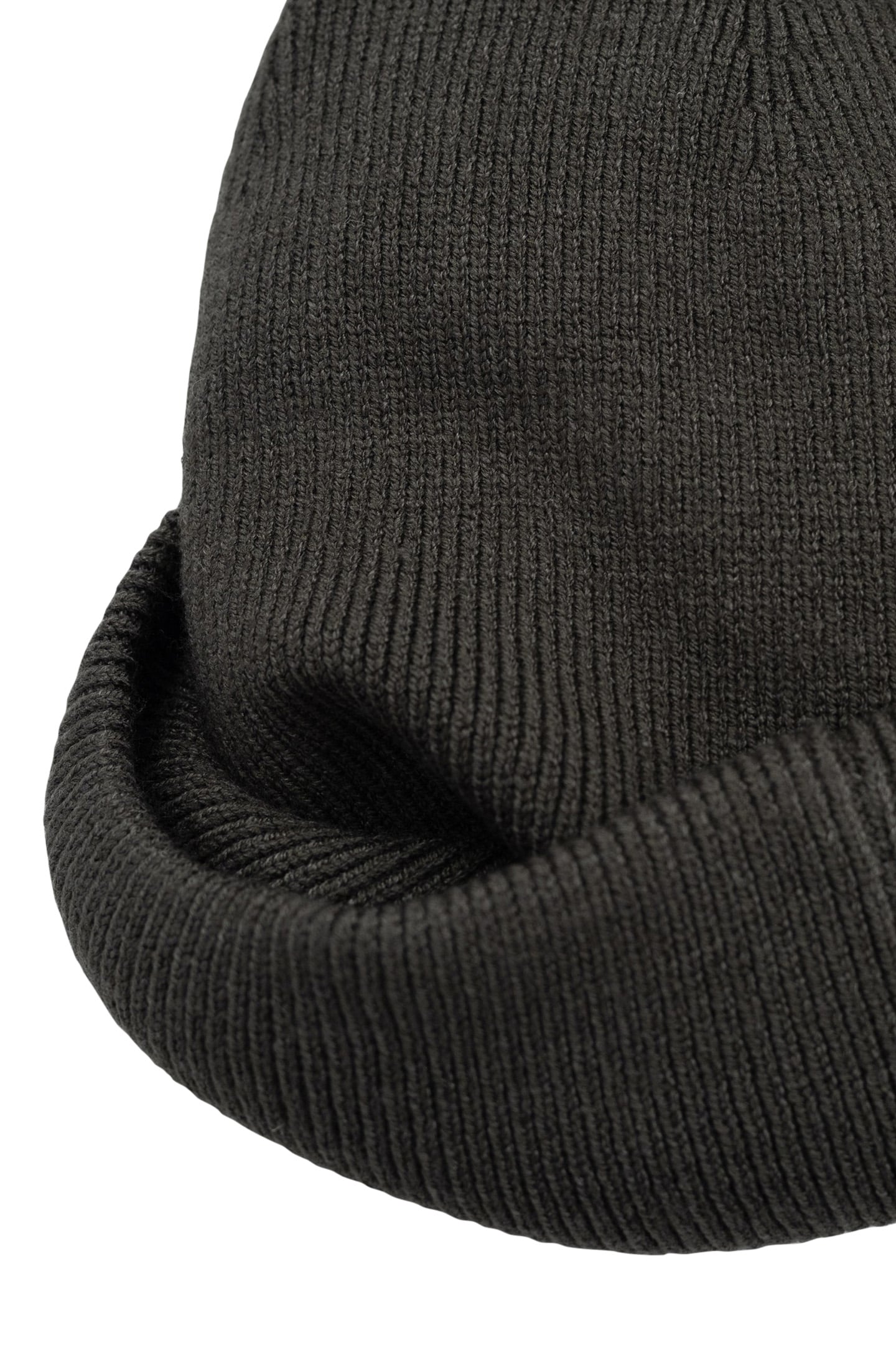 BOY'S RECYCLED KNITTED KHAKI HAT WITH MASK CUT-OUT 5