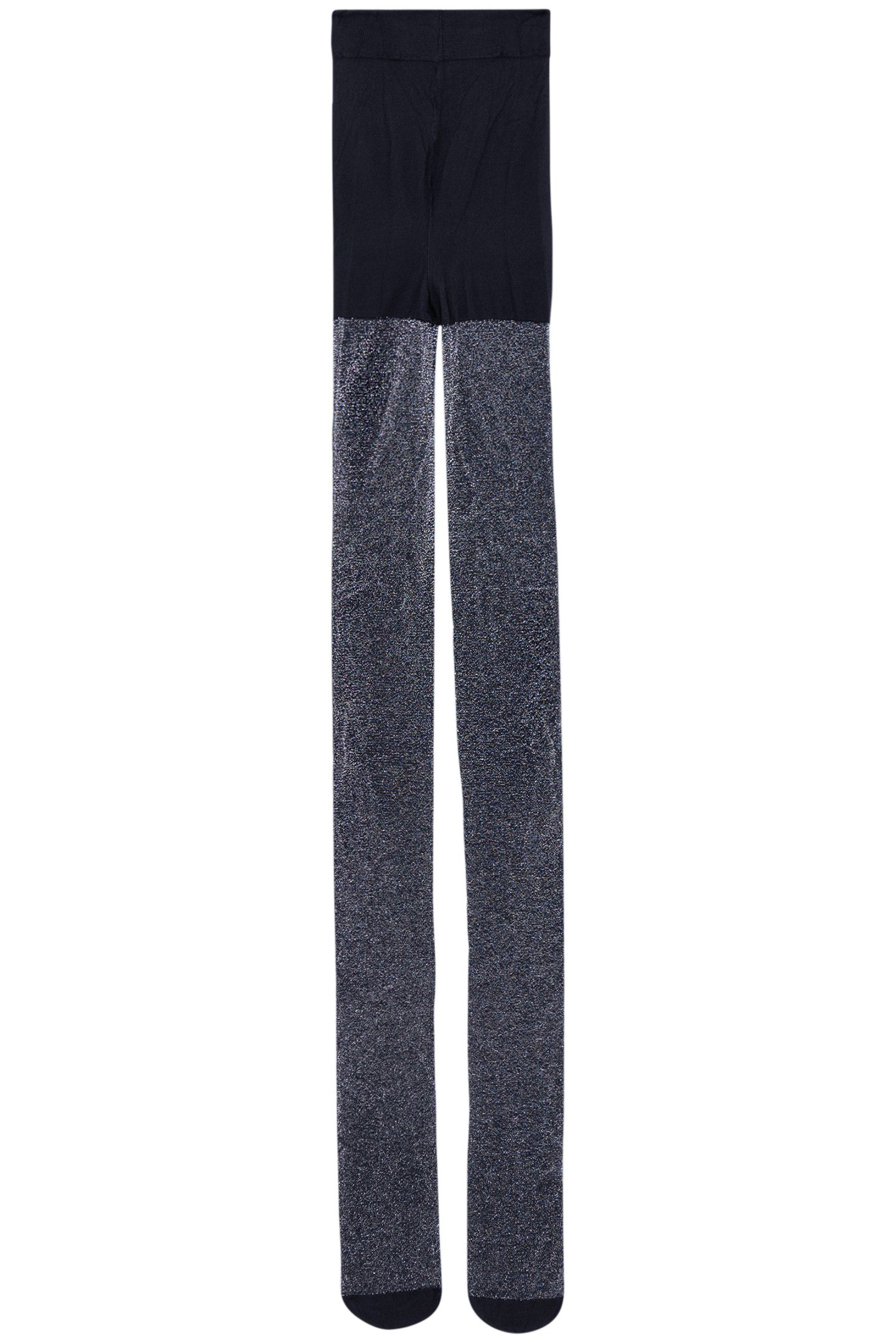 SILVER TIGHTS IN GIRL'S VOILE 1