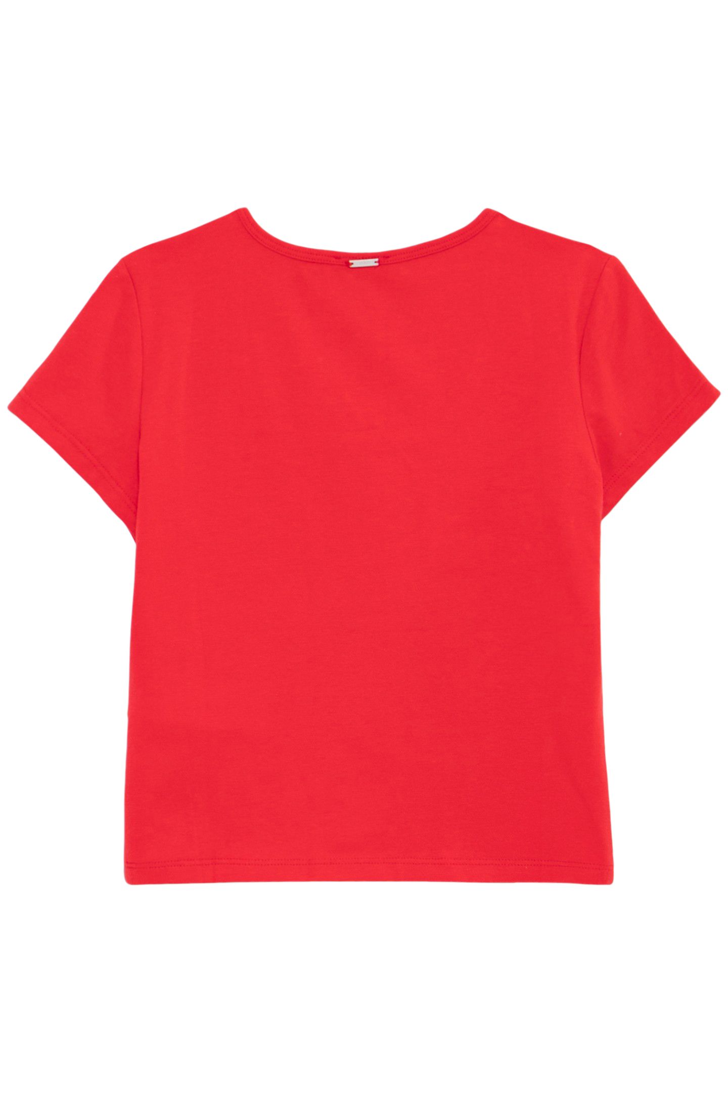 GIRL'S RED CROPPED T-SHIRT 2