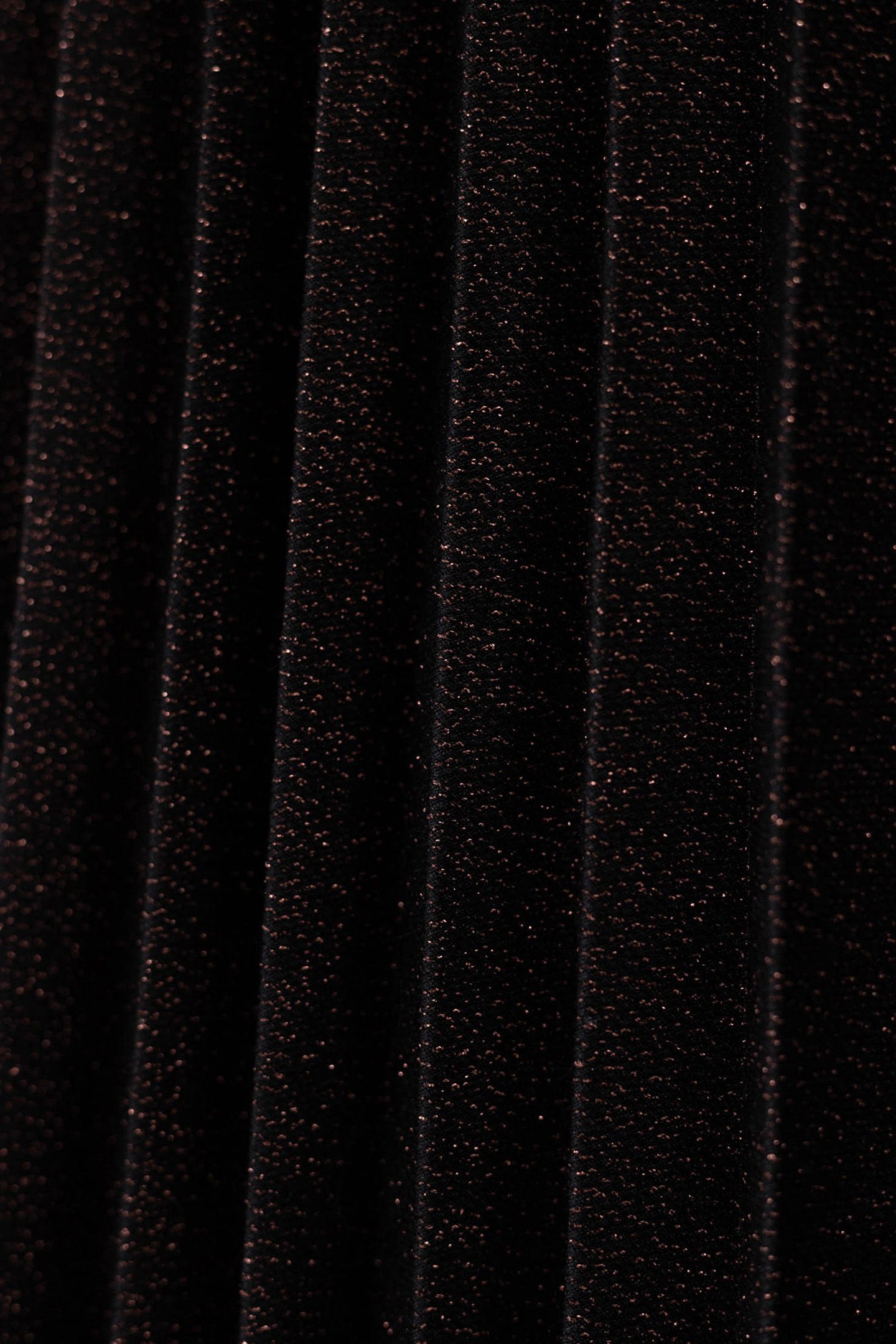 BLACK COPPER GLITTER KNIT LONG DRESS 8
