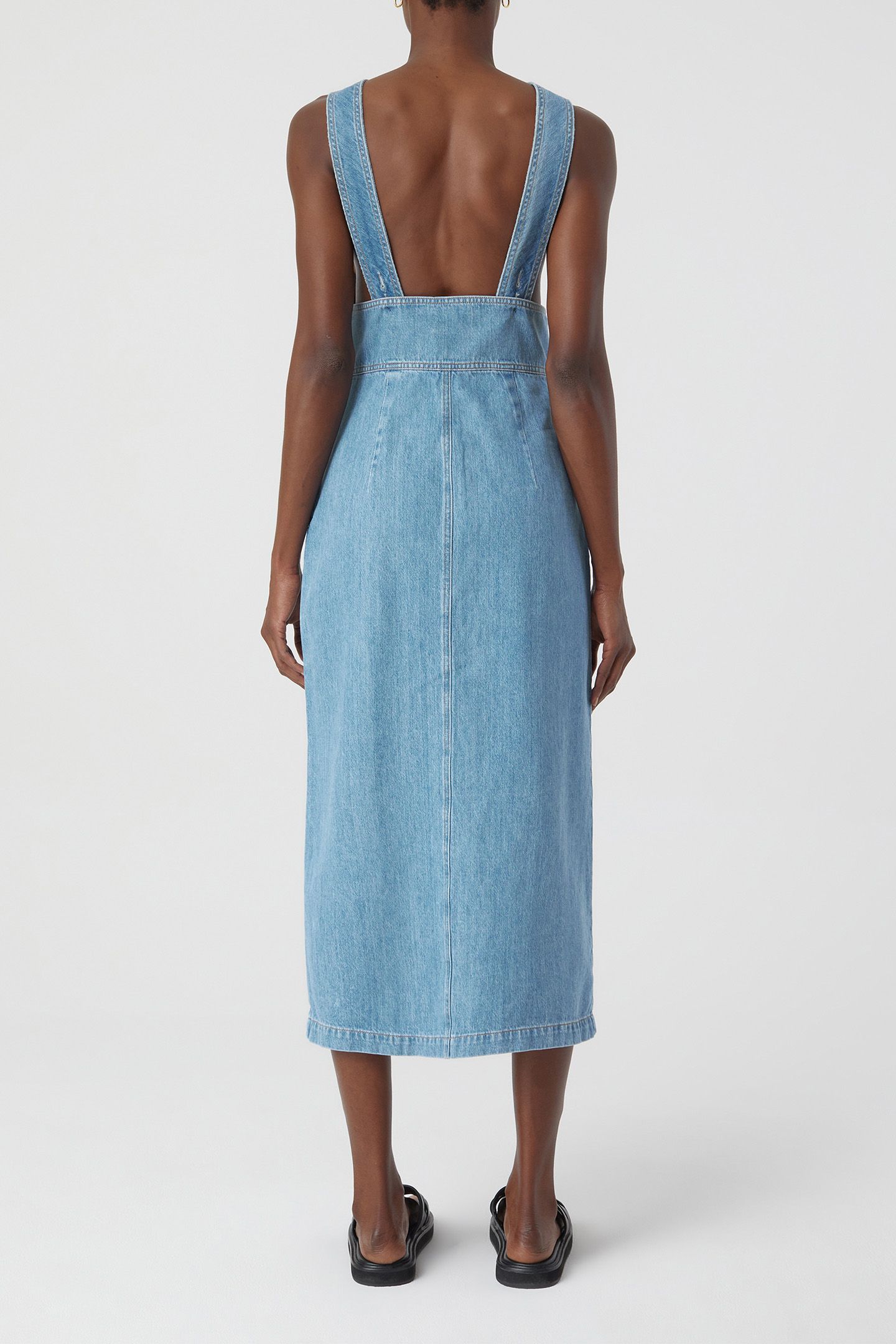 WAISTED DRESS DRESSES MID BLUE 2