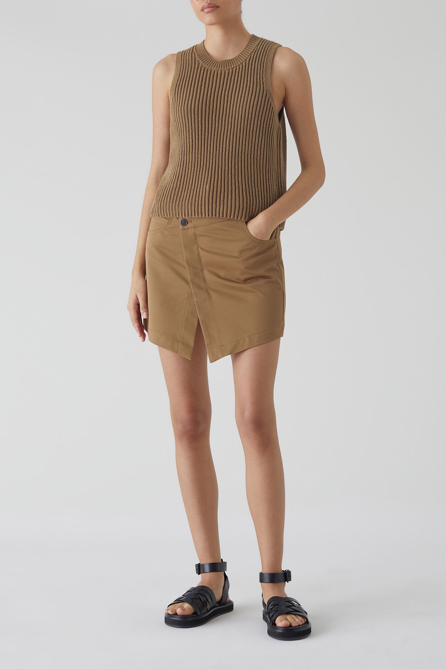 SHORT WRAP SKIRT SKIRTS NUTMEG 4