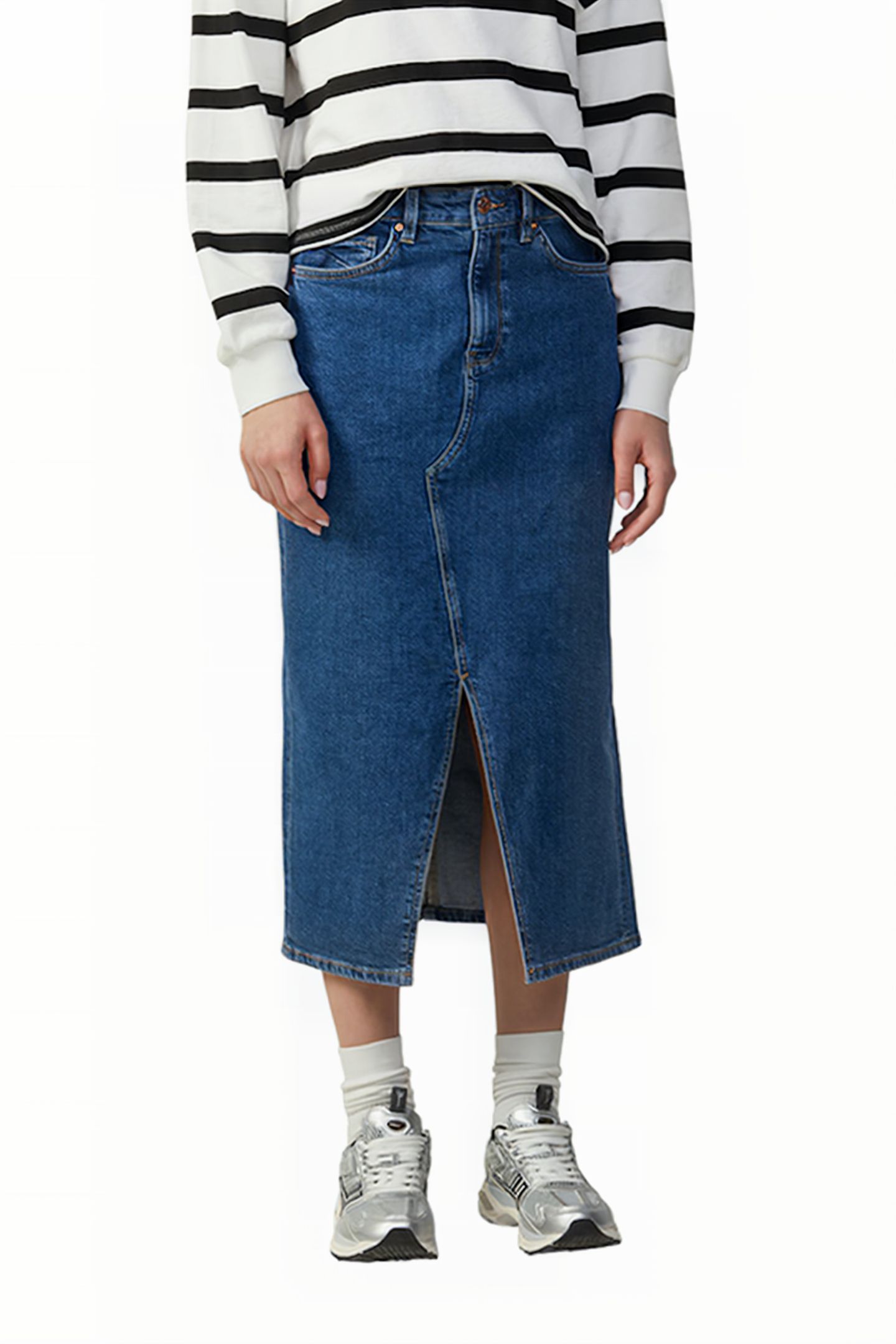 S.OLIVER-QS SKIRTS BLUE DENIM 1