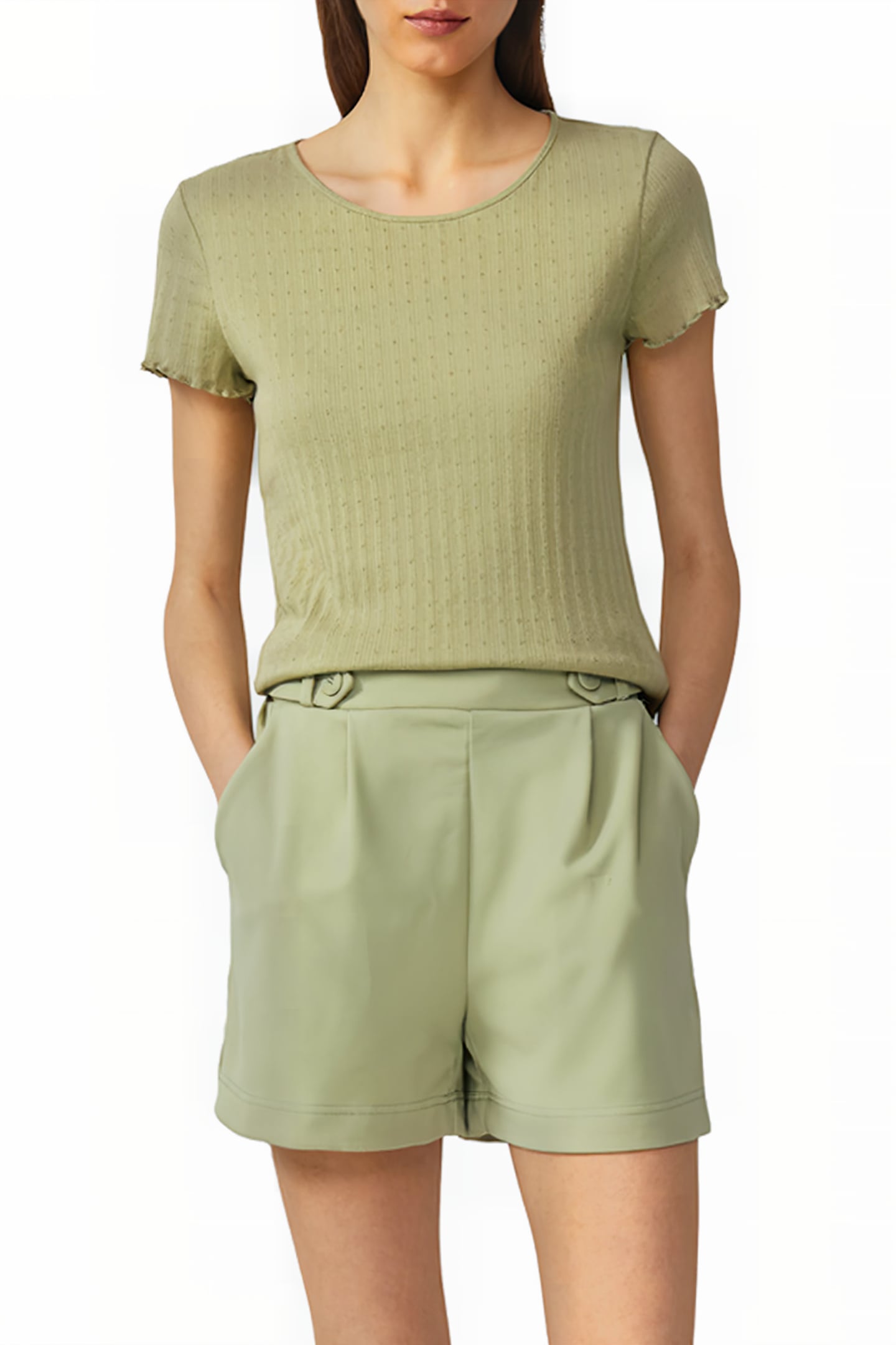 S.OLIVER-QS T-SHIRTS GREEN 1