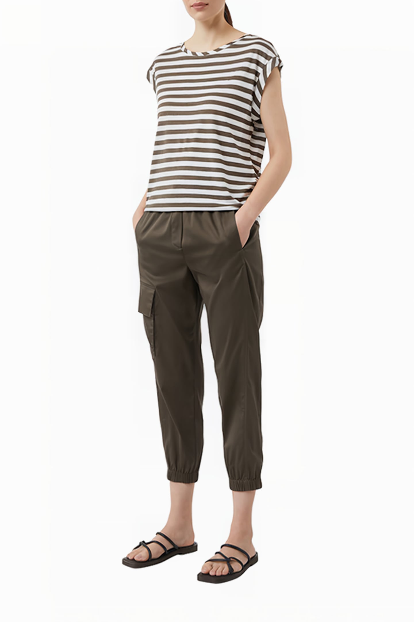 COMMA T-SHIRTS BROWN 2