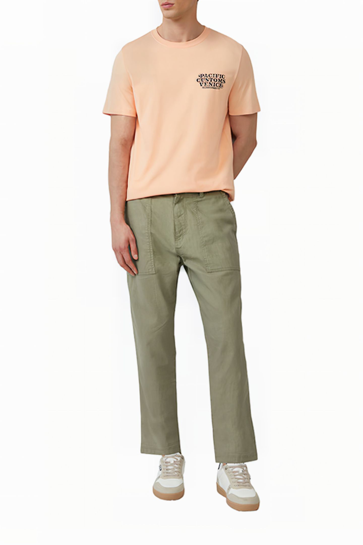 S.OLIVER PANTS DARK GREEN 2