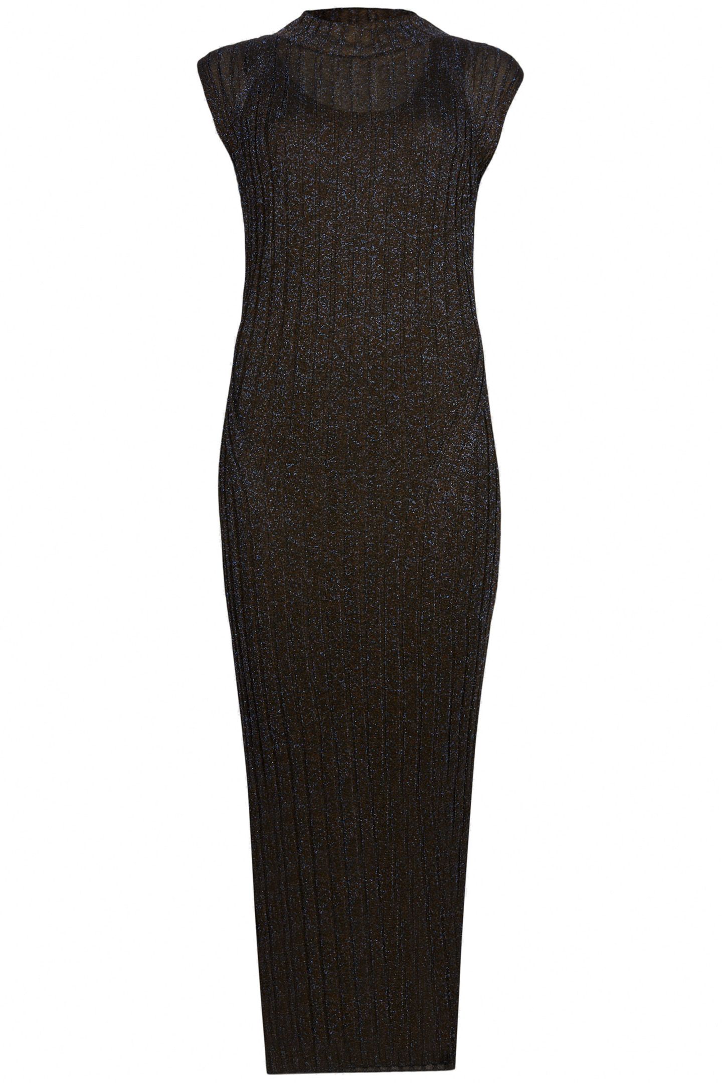 PATRICE DRESS BLACK/ROYAL BLUE 3