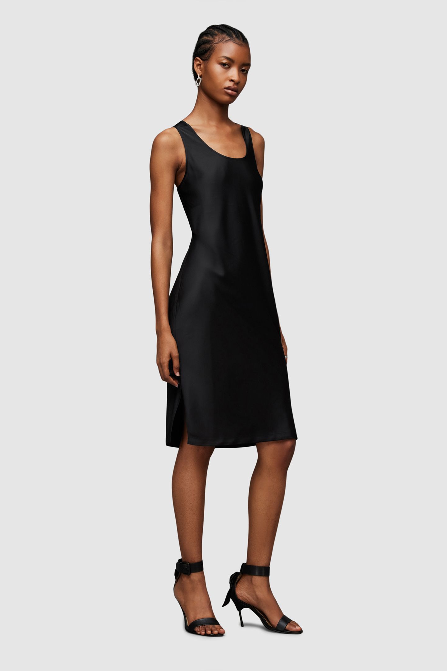 PATRICE DRESS BLACK/ROYAL BLUE 5
