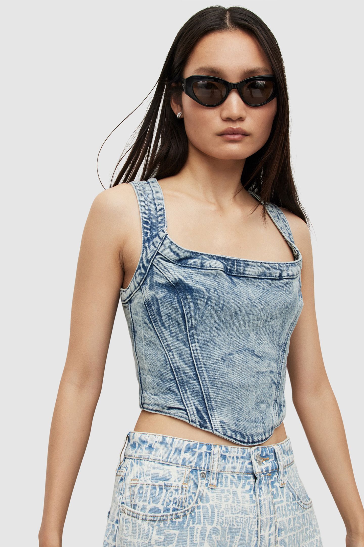 CHARLI CORSET MID INDIGO BLUE 5