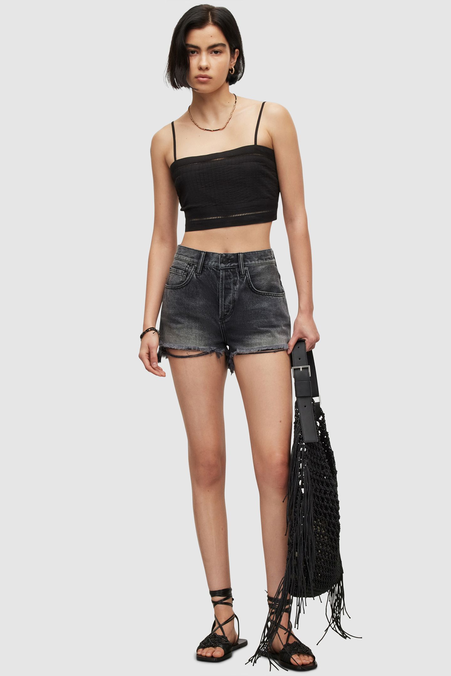 WHITLEY BRODERIE TOP BLACK 5