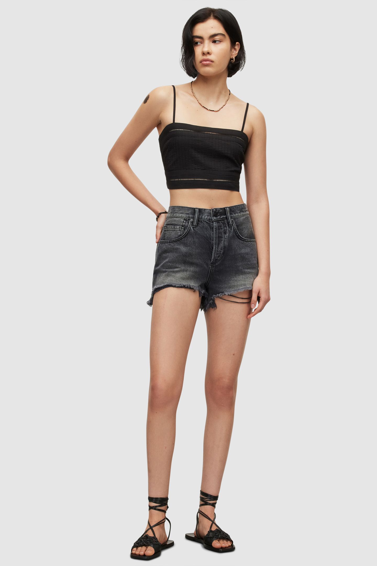 WHITLEY BRODERIE TOP BLACK 3