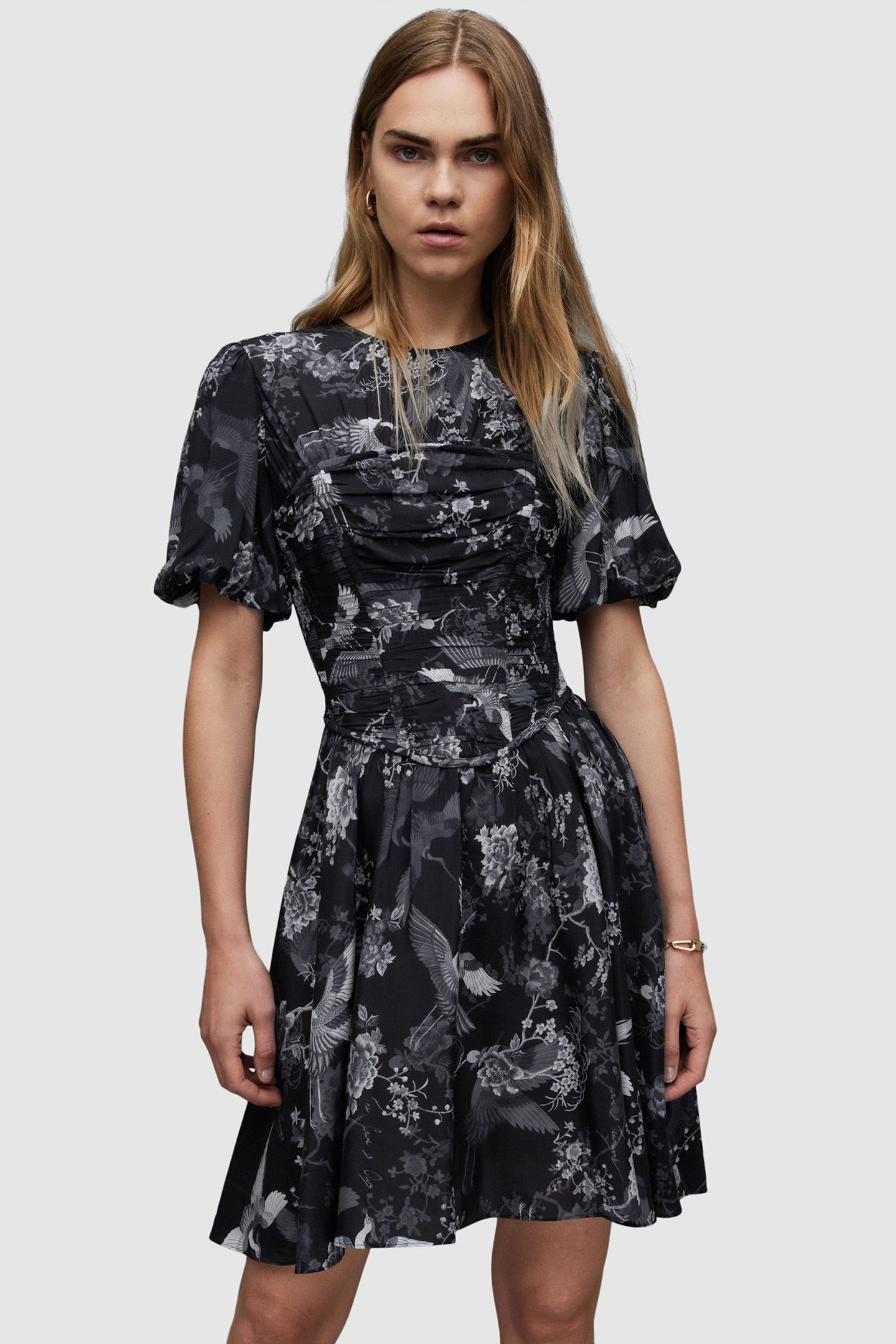 ALI PEGGY DRESS BLACK 1