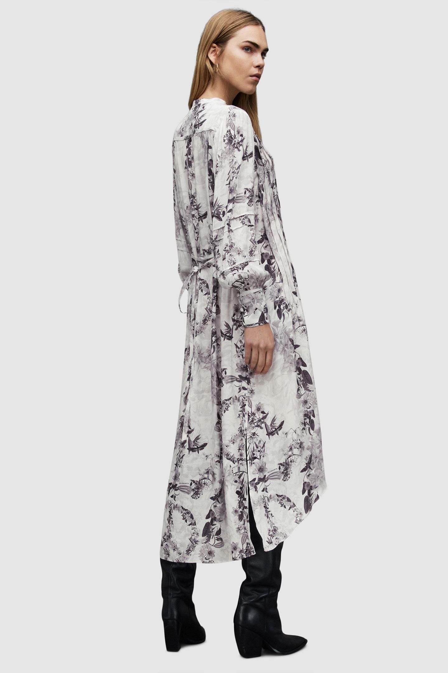 EILA AUDREY DRESS MONO WHITE 2