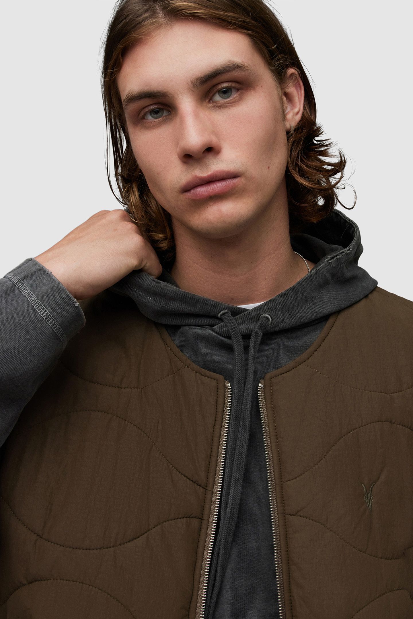 NEBULAR VEST KHAKI BROWN 6