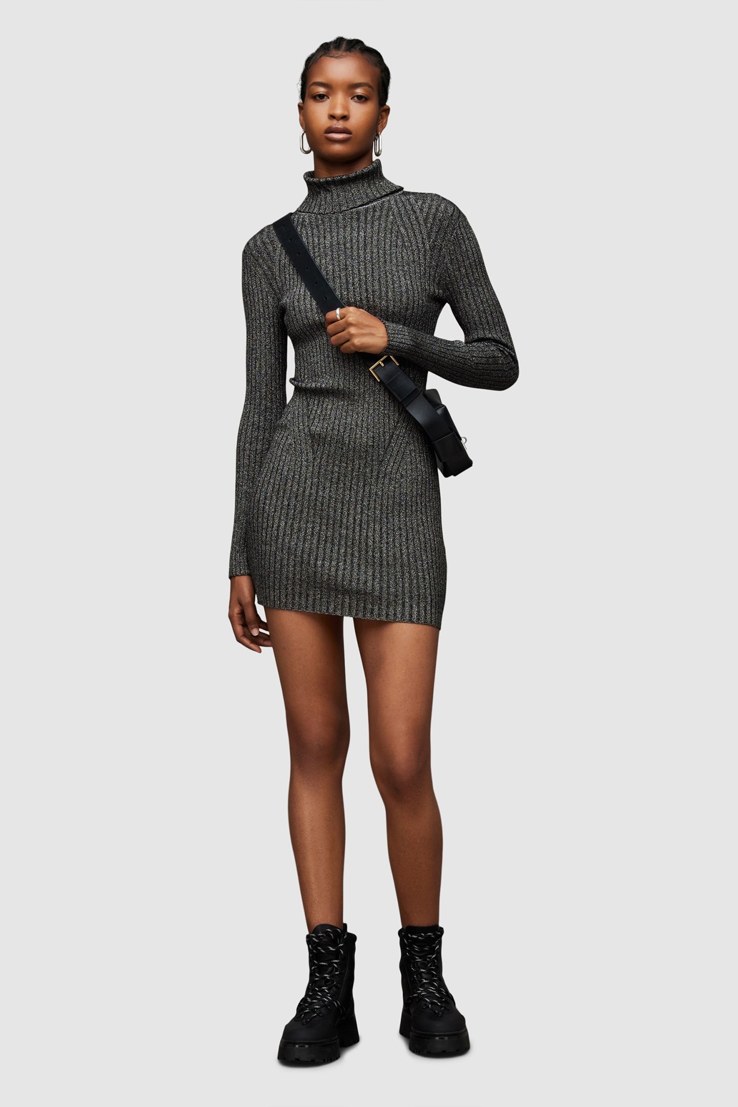 JULIETTE DRESS BLACK/SILVER 5