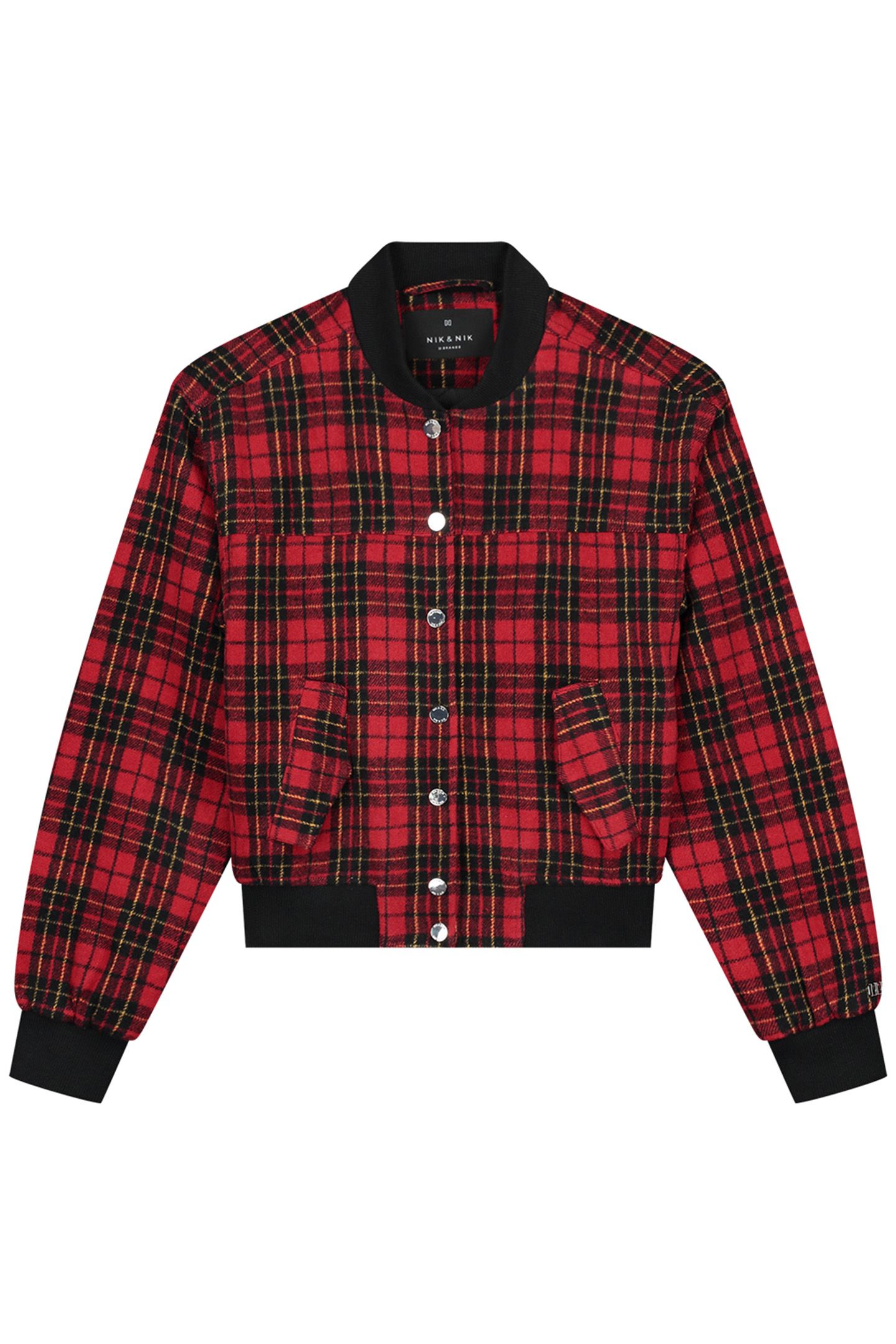TARTAN BOMBER RUBY RED 3