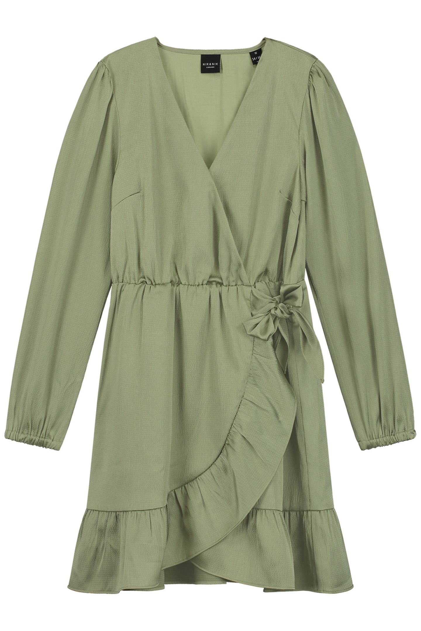 LENNOX DRESS CROCODILE GREEN 1