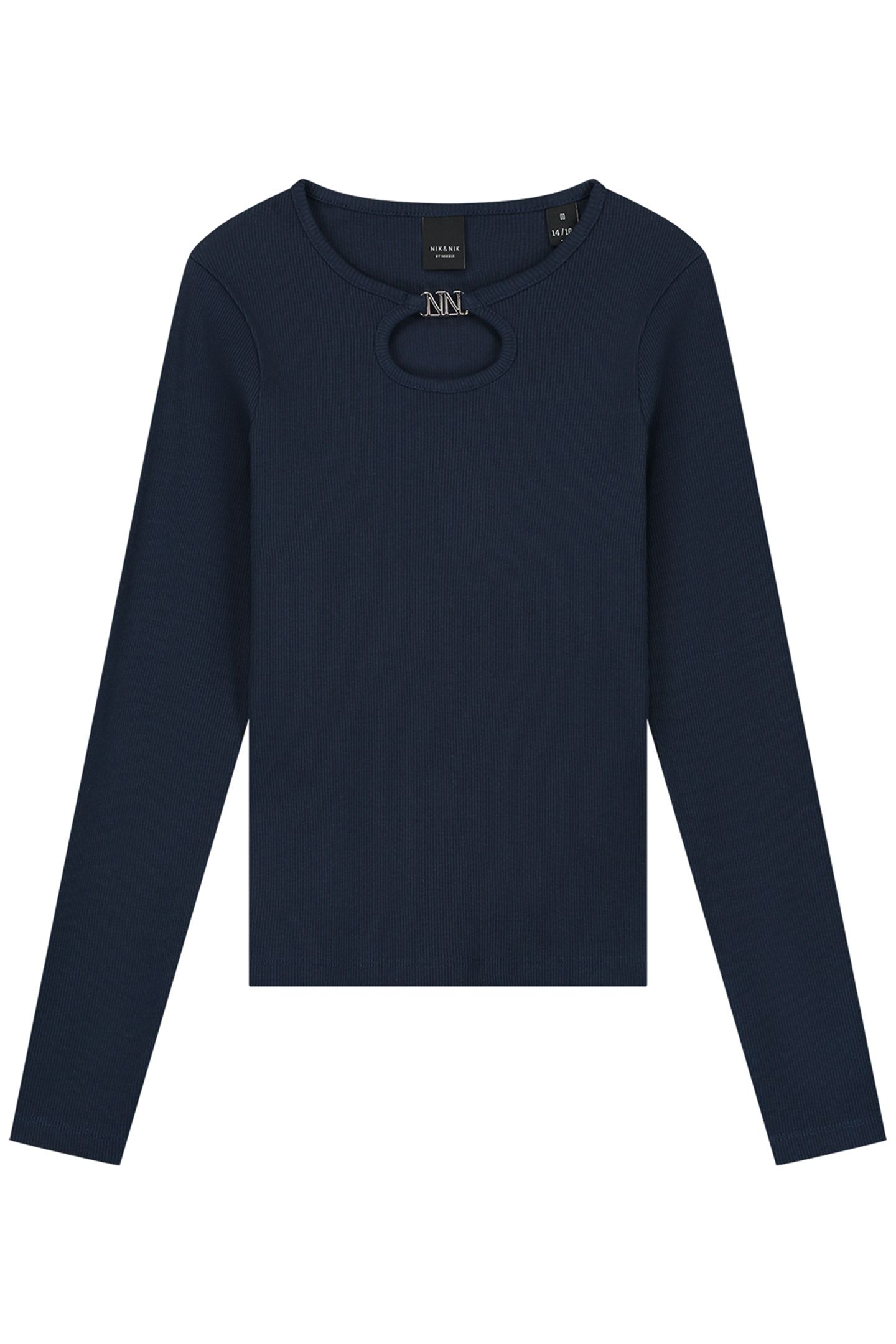 PRESLEY LS RIB TOP DARK NIGHT 2