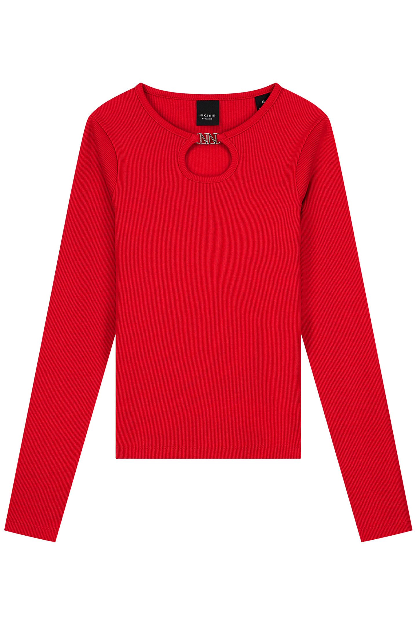 PRESLEY LS RIB TOP RUBY RED 2