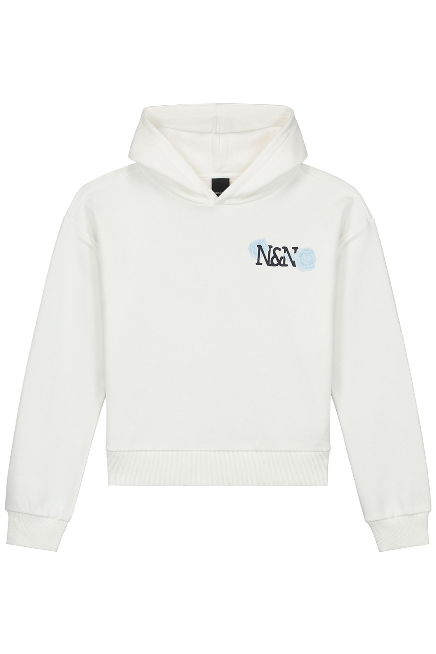 LACIE HOODIE OFF WHITE/SKY BLUE 2