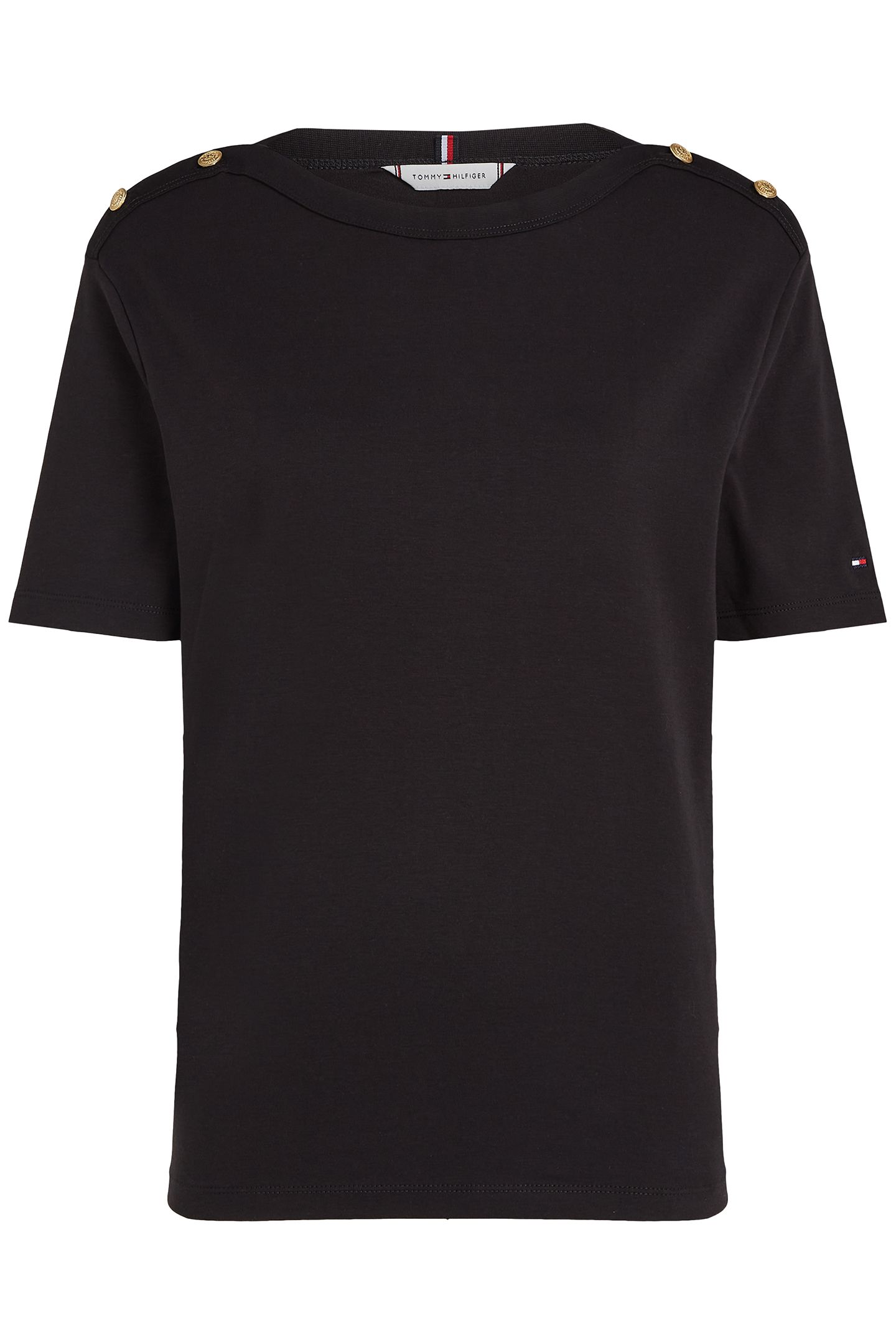 TOMMY HILFIGER STANDARD FIT T-SHIRT BLACK 3