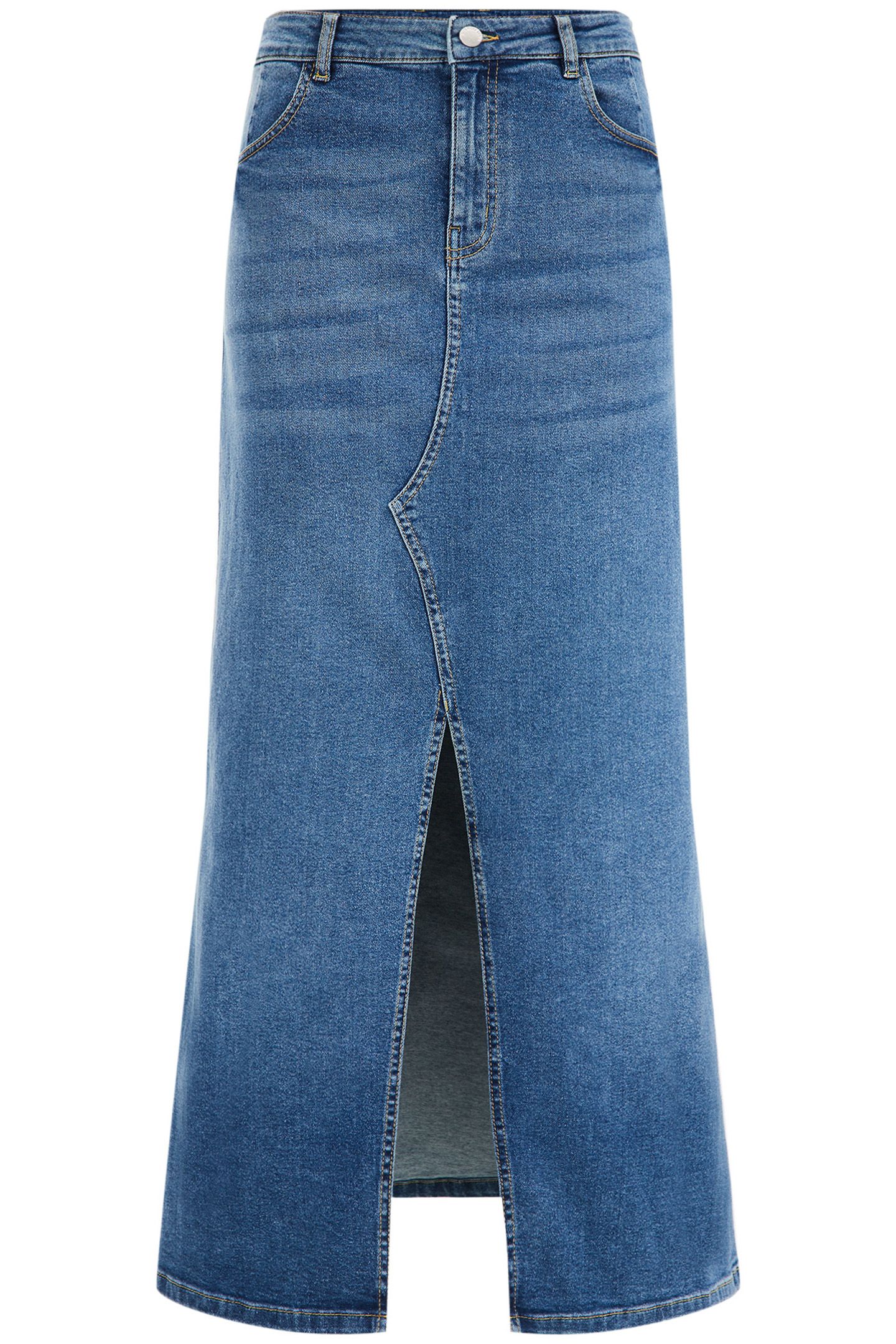 SKIRT MAXI LENGTH BLUE 4