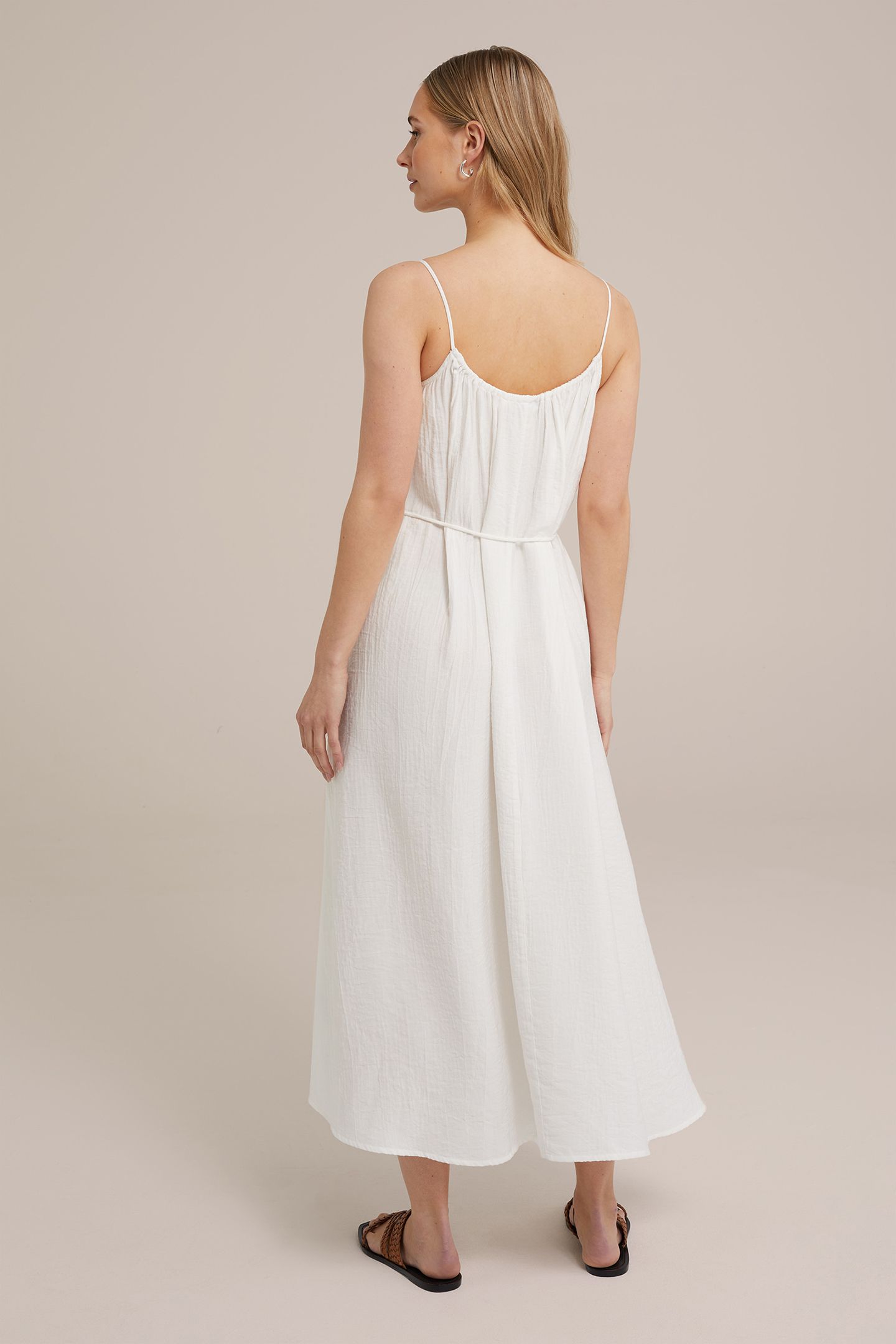DRESS MID LENGTH WHITE 2