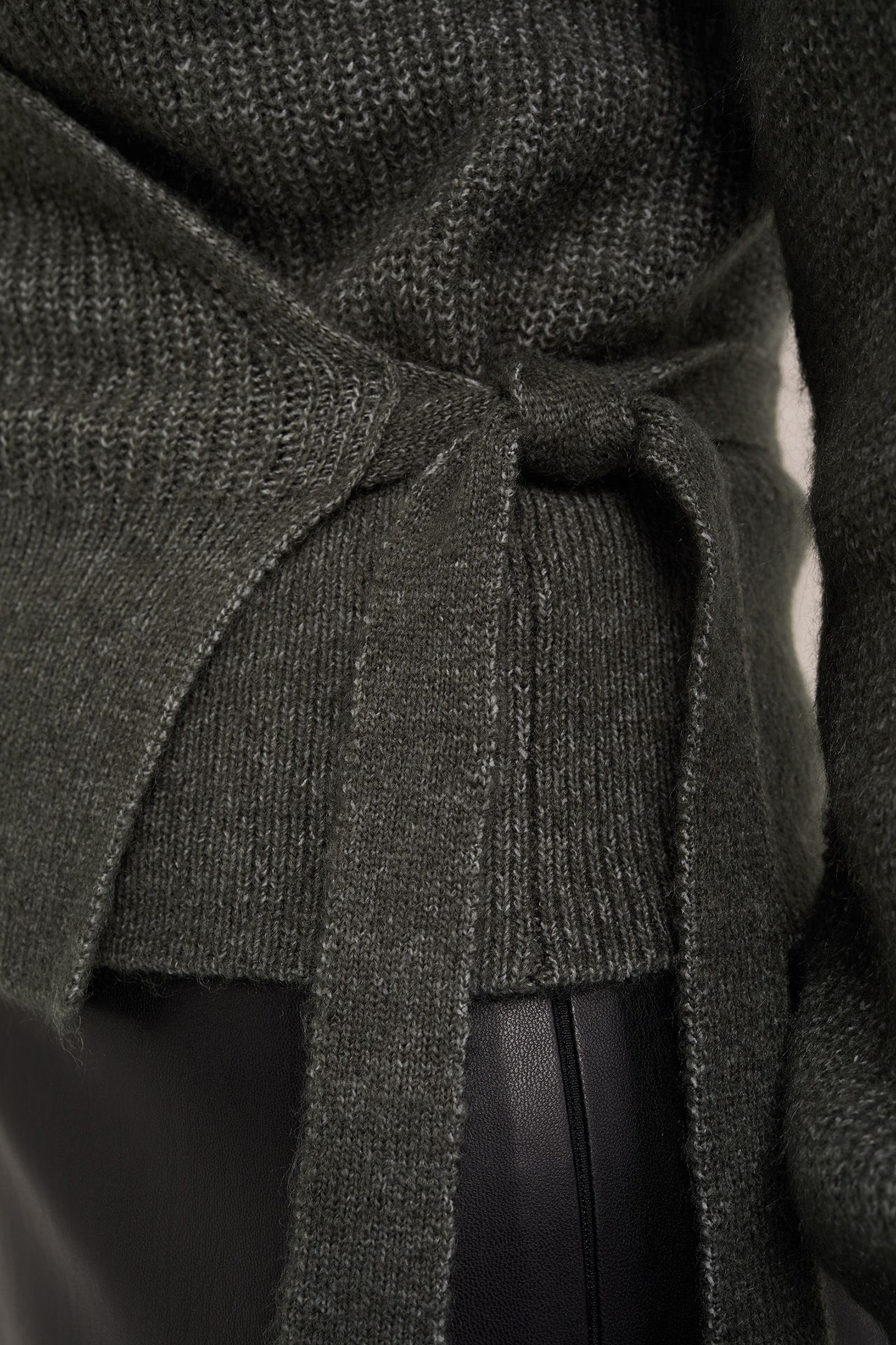 WRAP CARDIGAN GREYISH GREEN 6