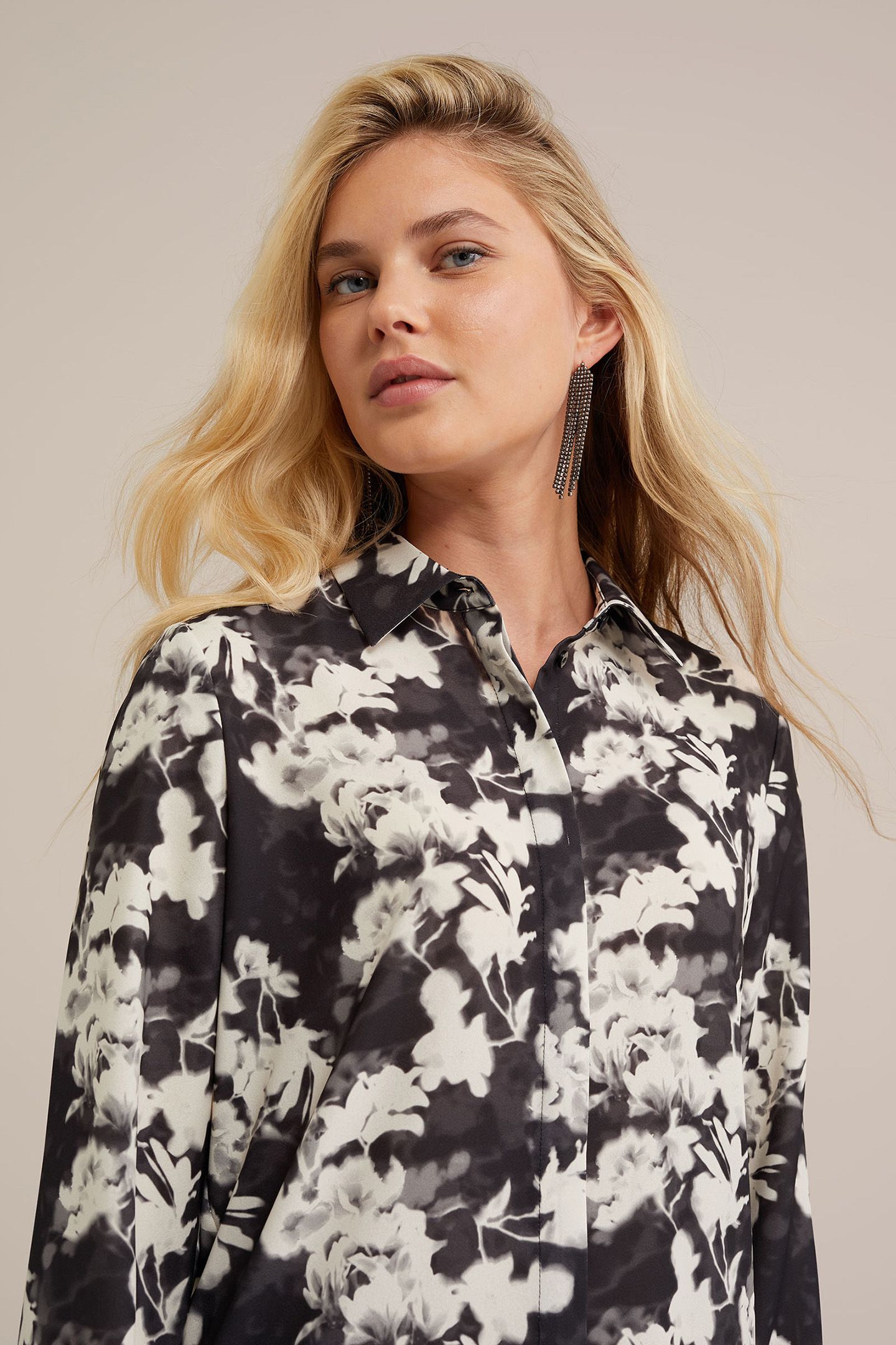 BLOUSE BLENDED DARK GREY 5