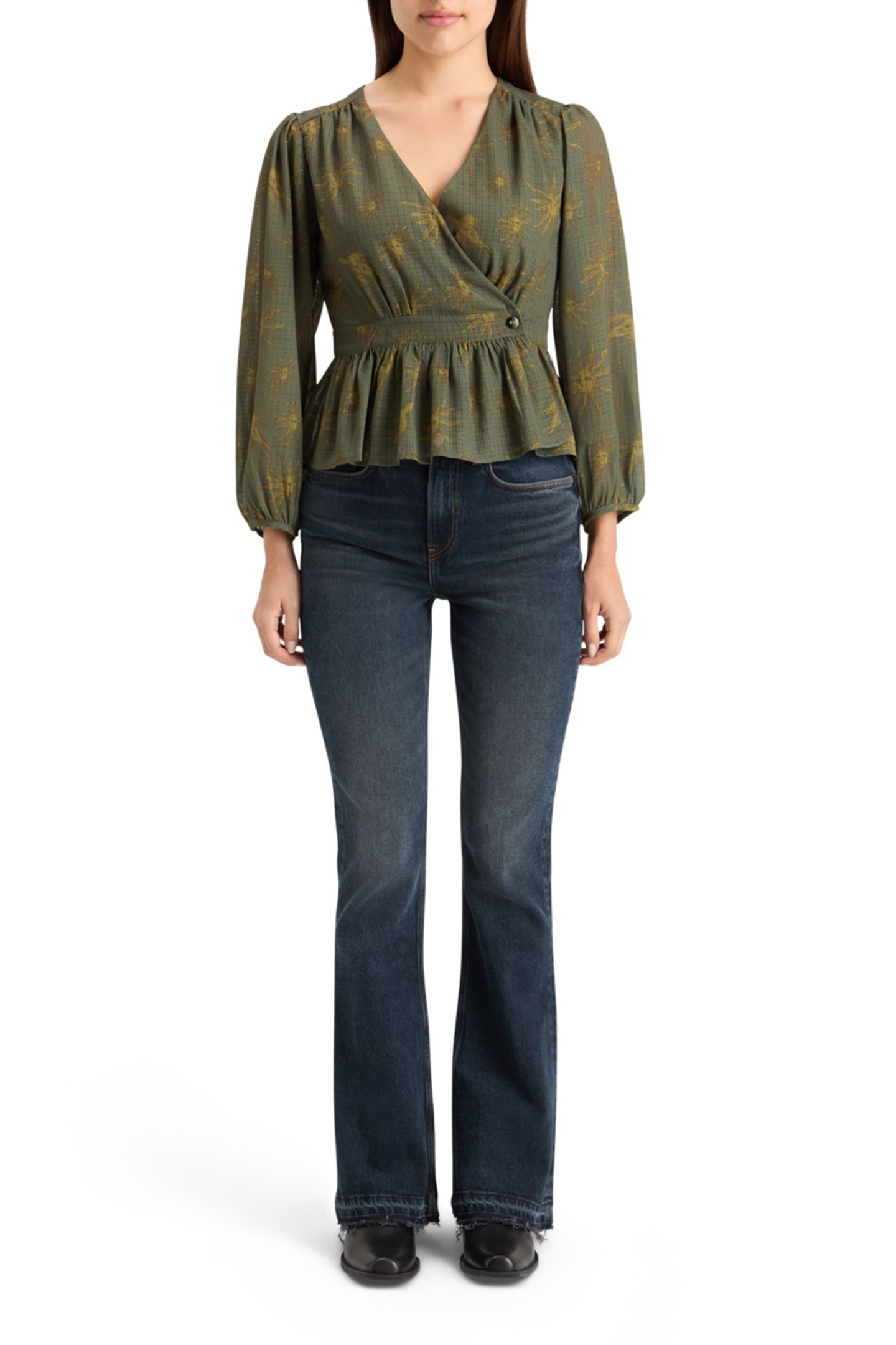 WRAP TOP MYSTIC SKY OLIVE 3