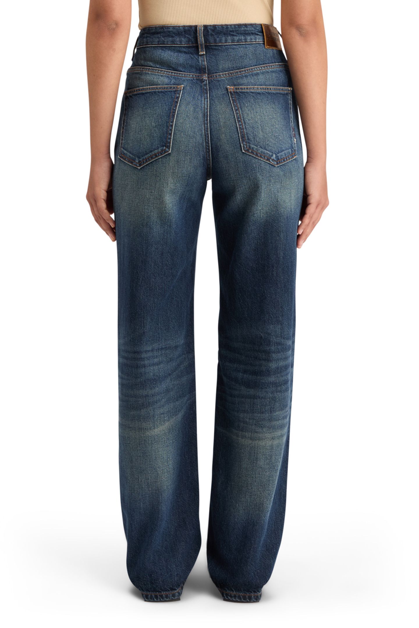 THE RIPPLE AUTHENTIC STRAIGHT JEANS - LUX BLUE 2