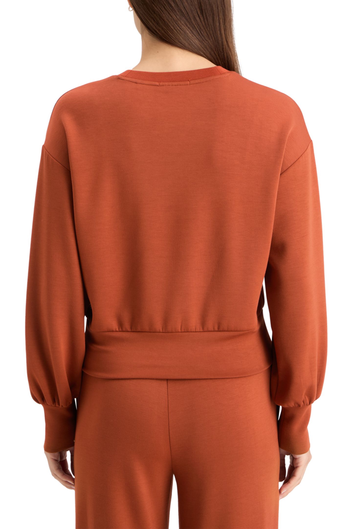 MODAL SWEATSHIRT RUST 2