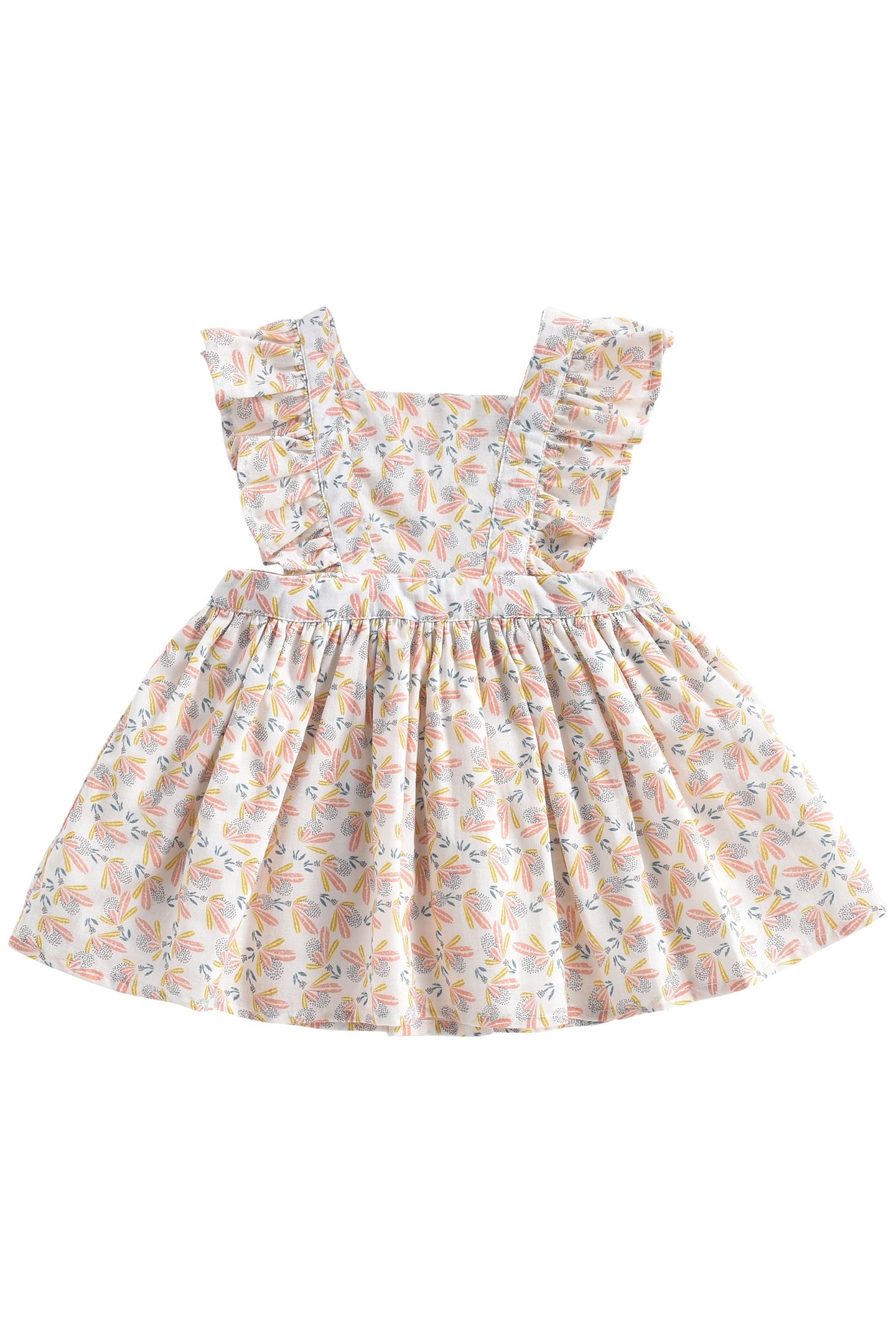 DRESS AMBIKA CREAM PETALS 1