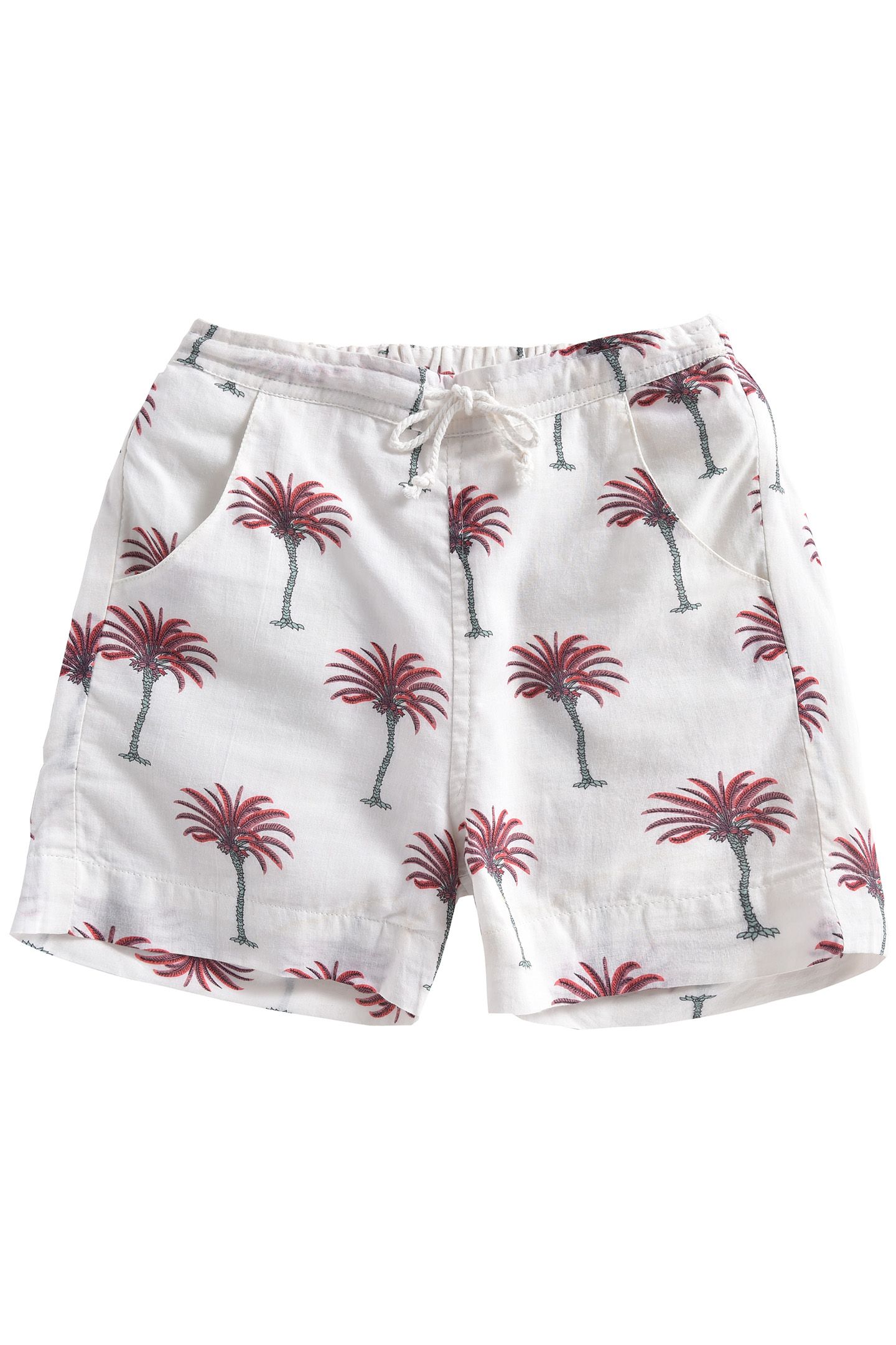 SHORTS ANANDI WHITE TROPICAL 2
