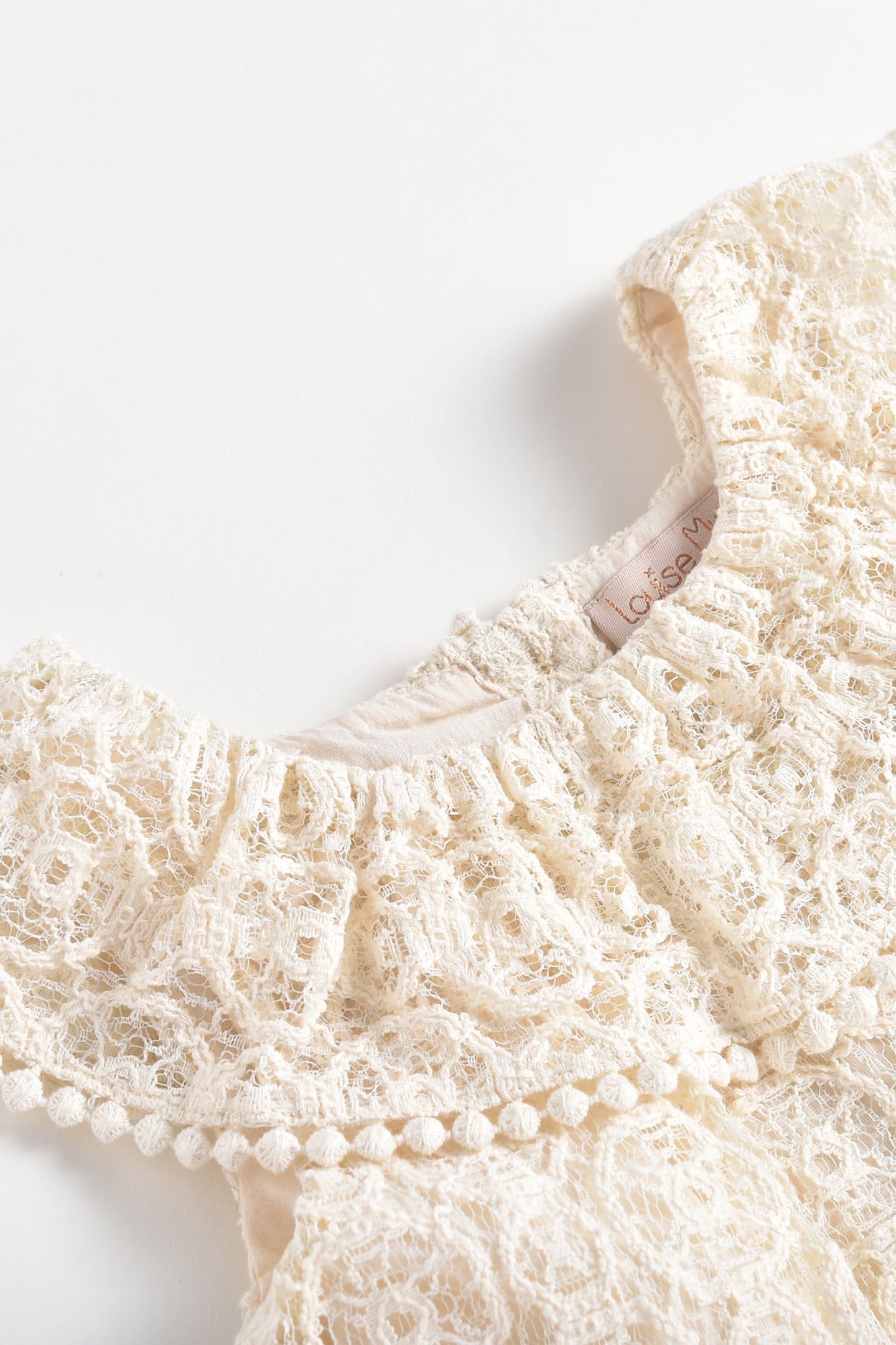 DRESS JONUTA CREAM SPARKLE LACE 7