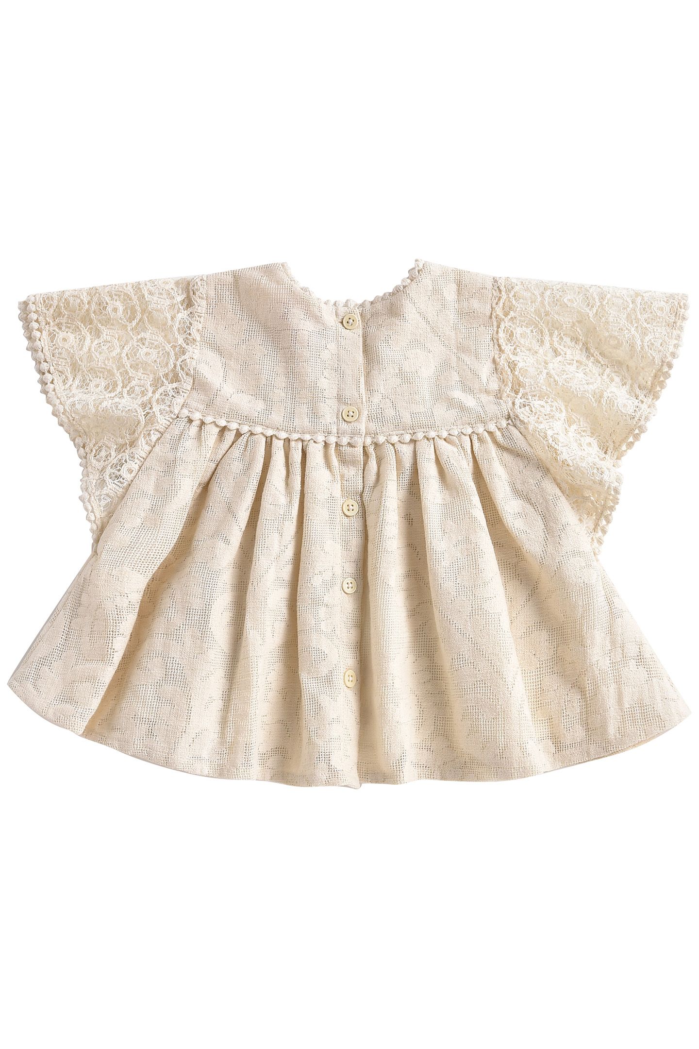 DRESS TERESA CREAM BAROQUE LACE 2