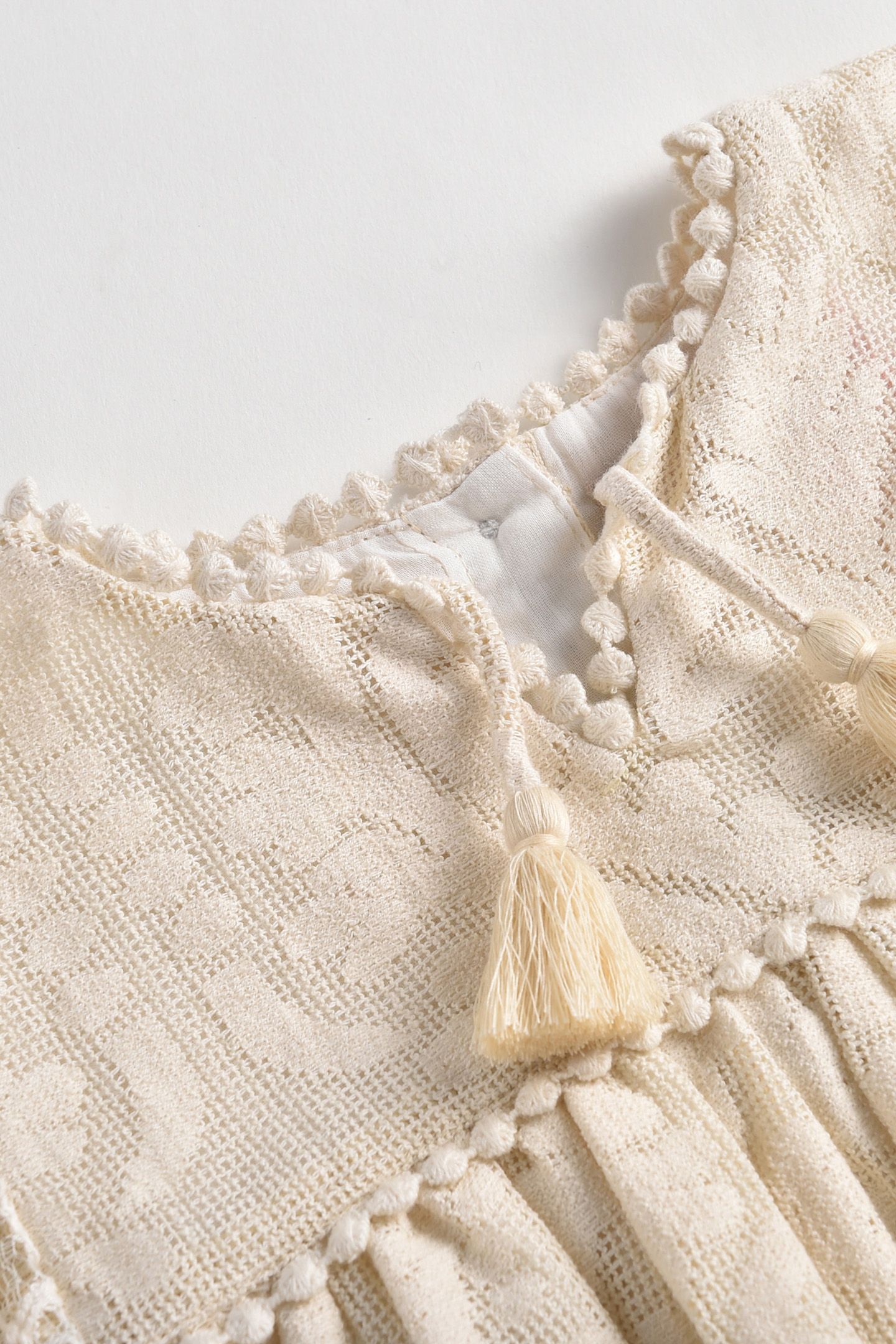 DRESS TERESA CREAM BAROQUE LACE 6