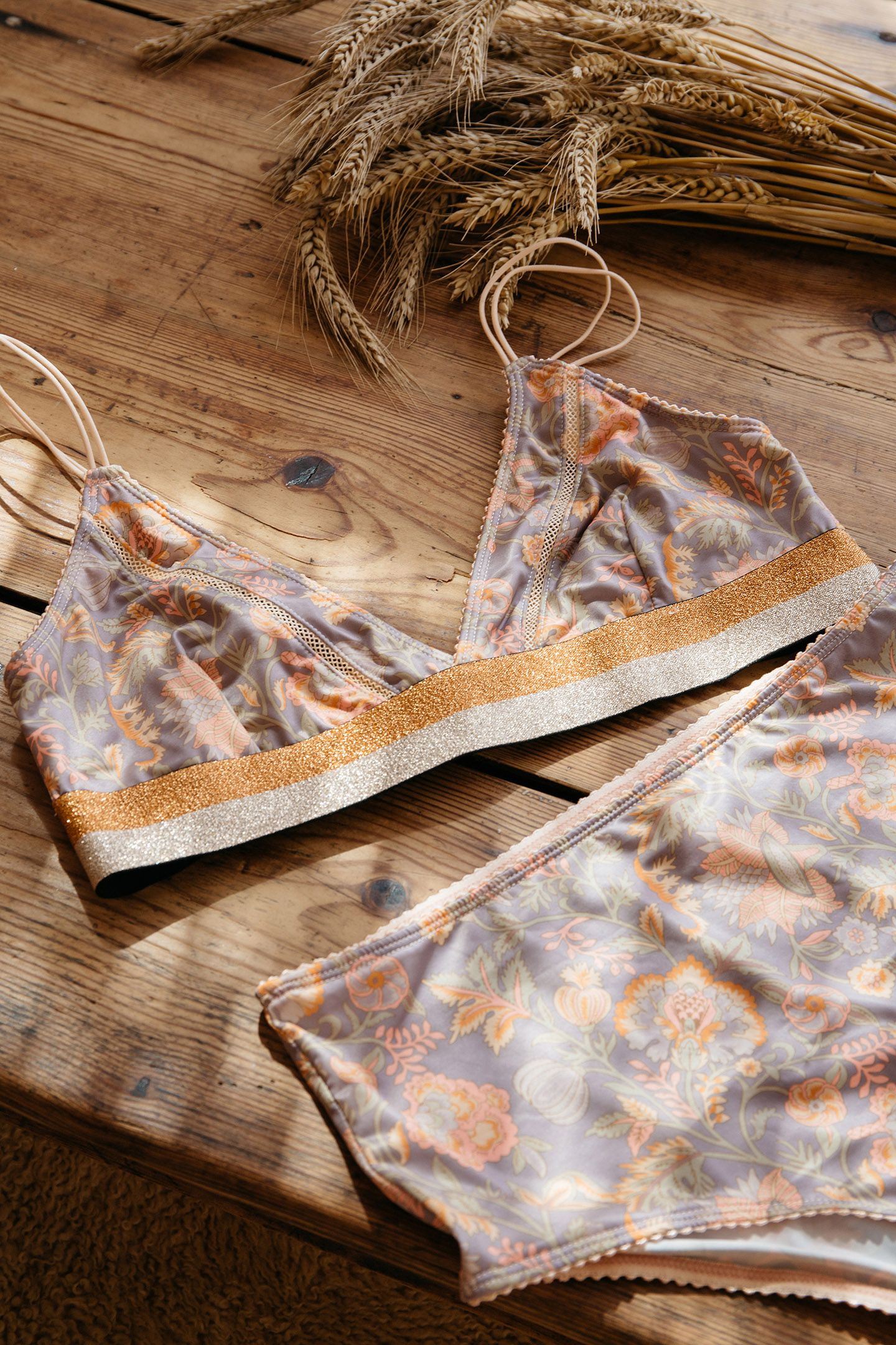 BRA SHOSHA CALIFORNIA FLOWERS 6